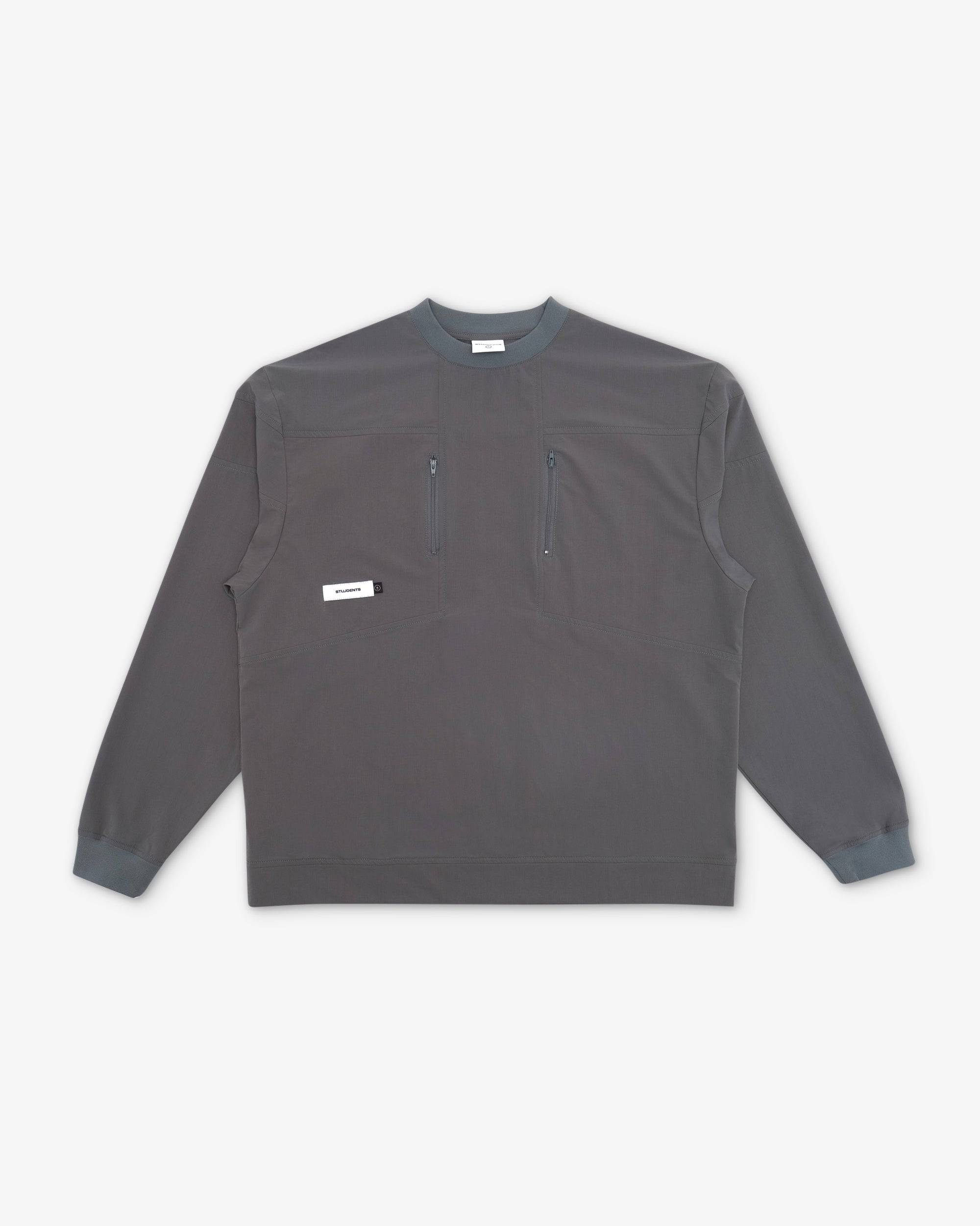 Brennan L/S Technical Nylon Popover - Students Golf