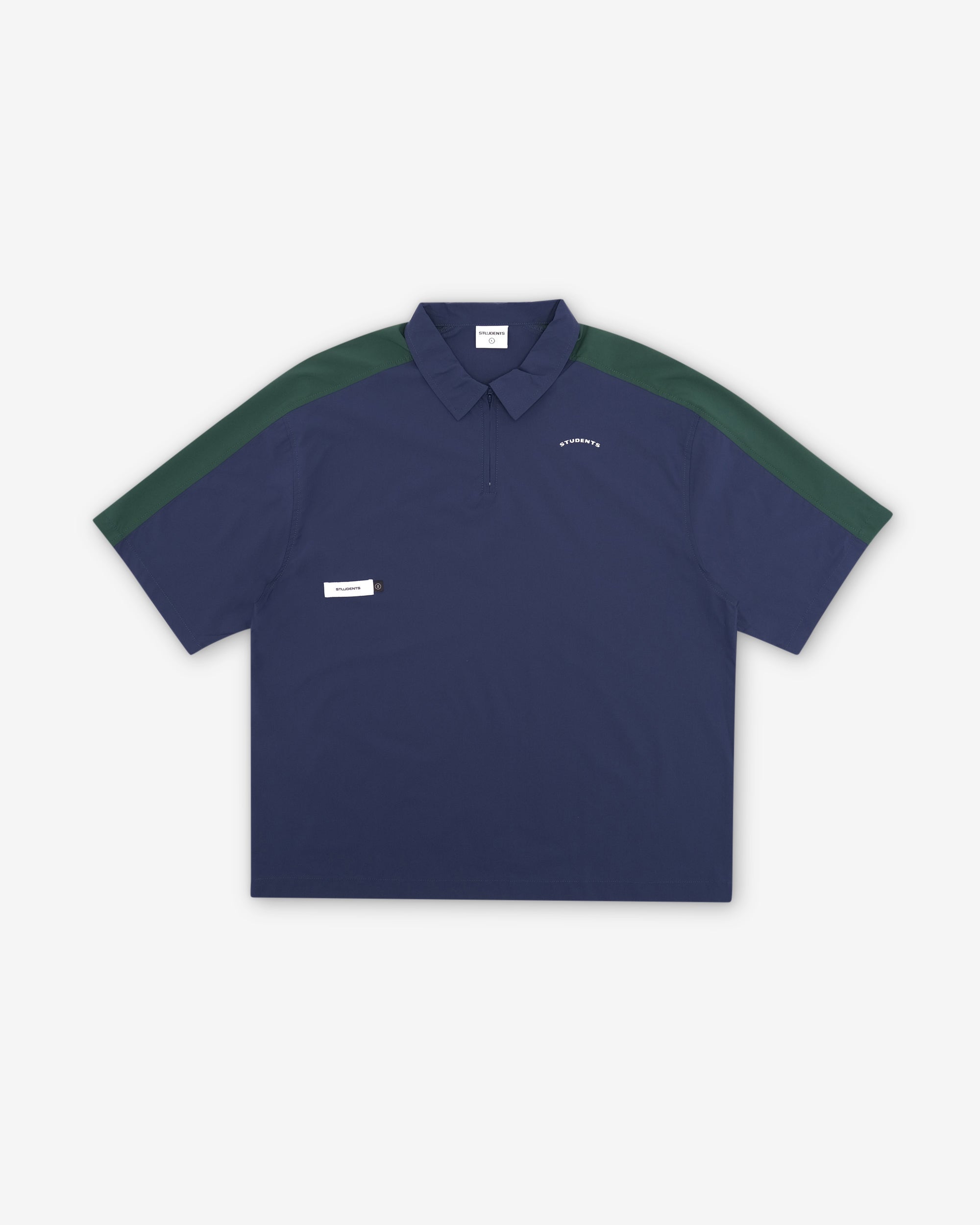 Balfour S/S Poplin ZIp Polo - Students Golf