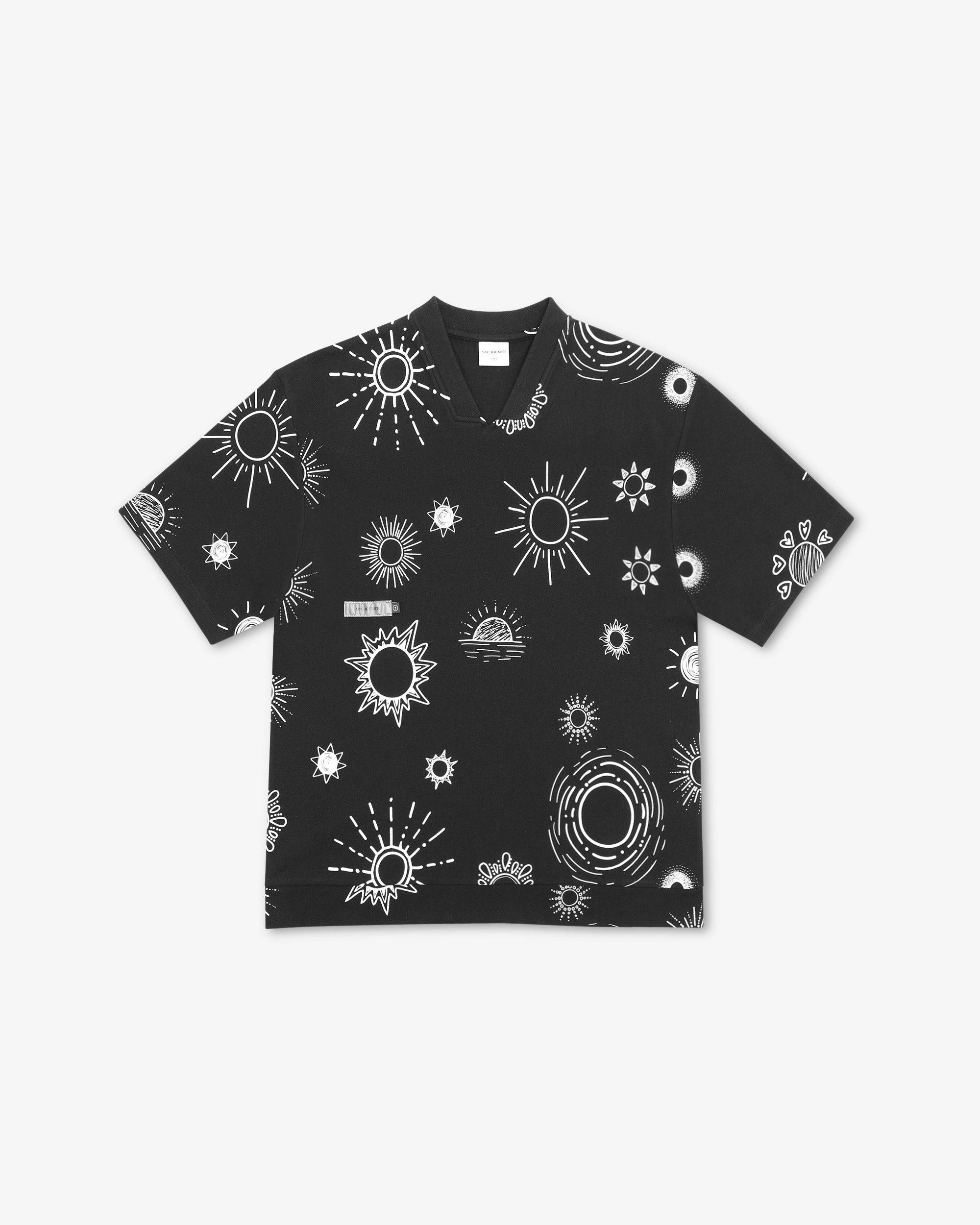 Sunny S/S Cotton Pique V-Neck Shirt - Students Golf