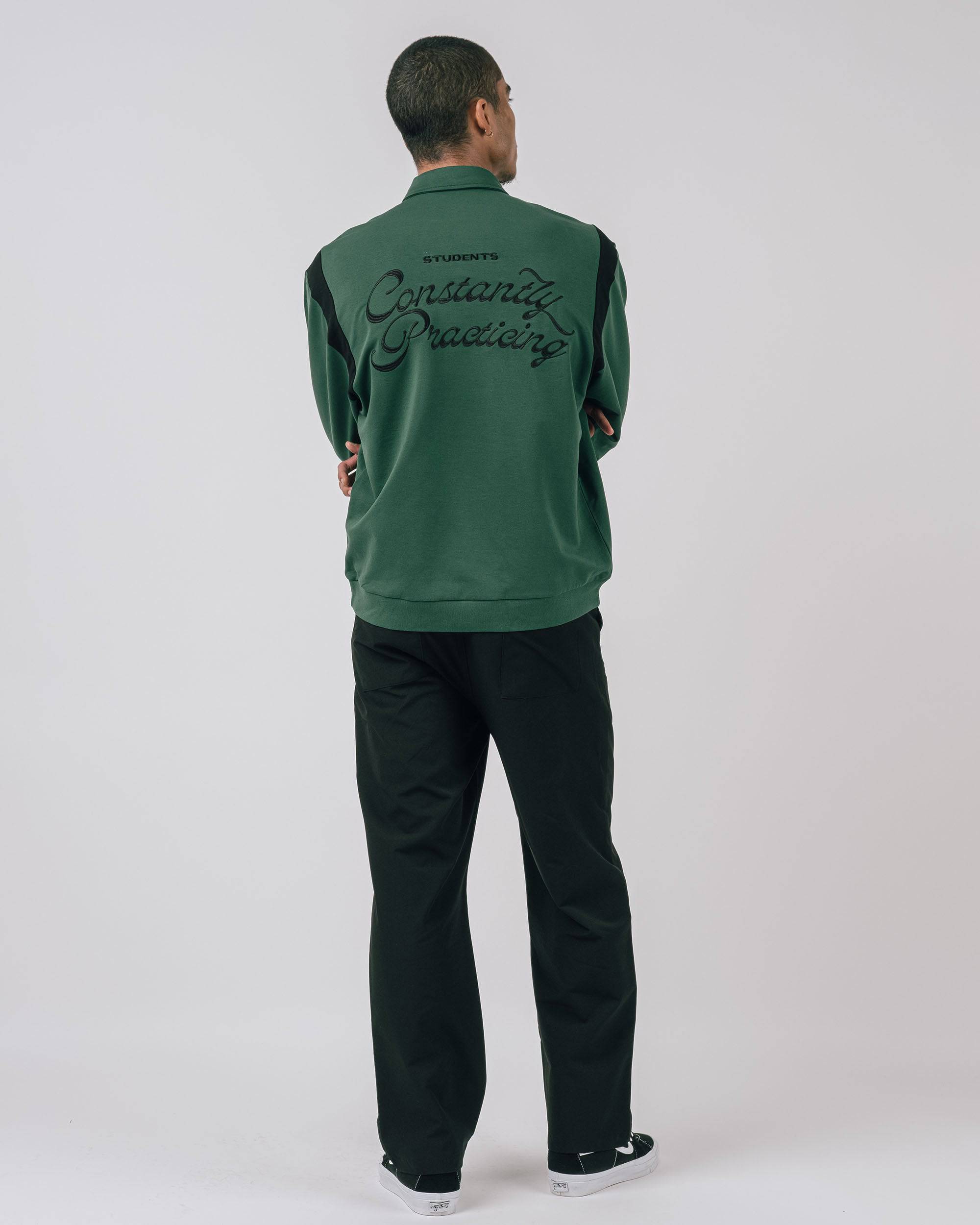 Clive L/S Fleece Polo - Students Golf