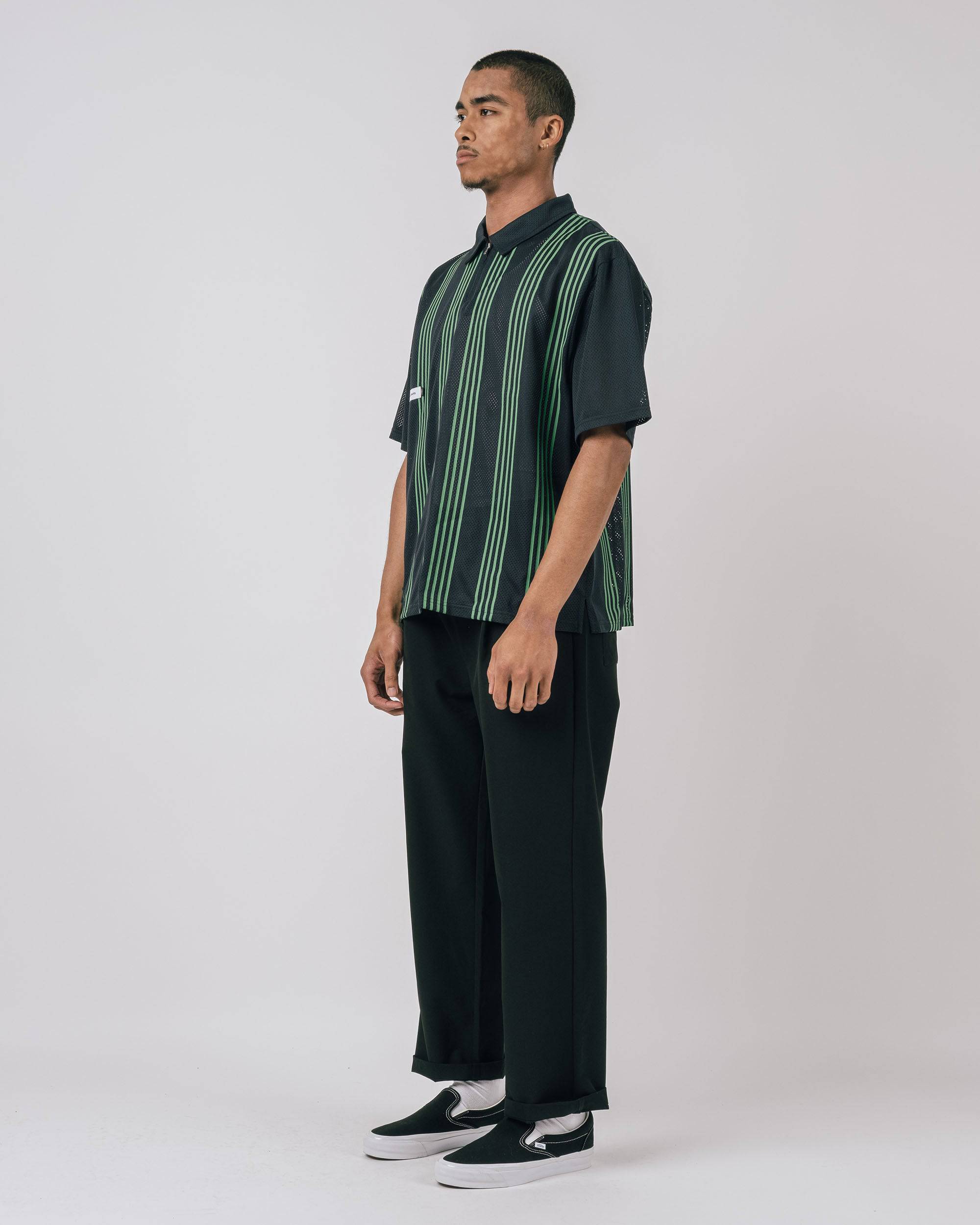 Howards S/S Mesh Zip Polo - Students Golf
