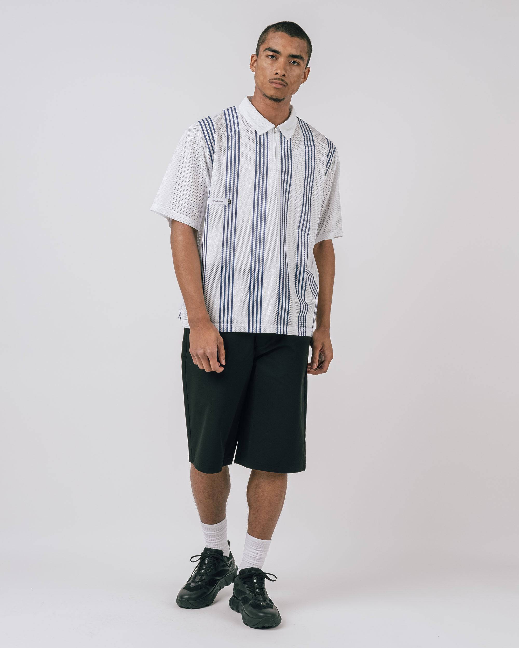 Howards S/S Mesh Zip Polo - Students Golf