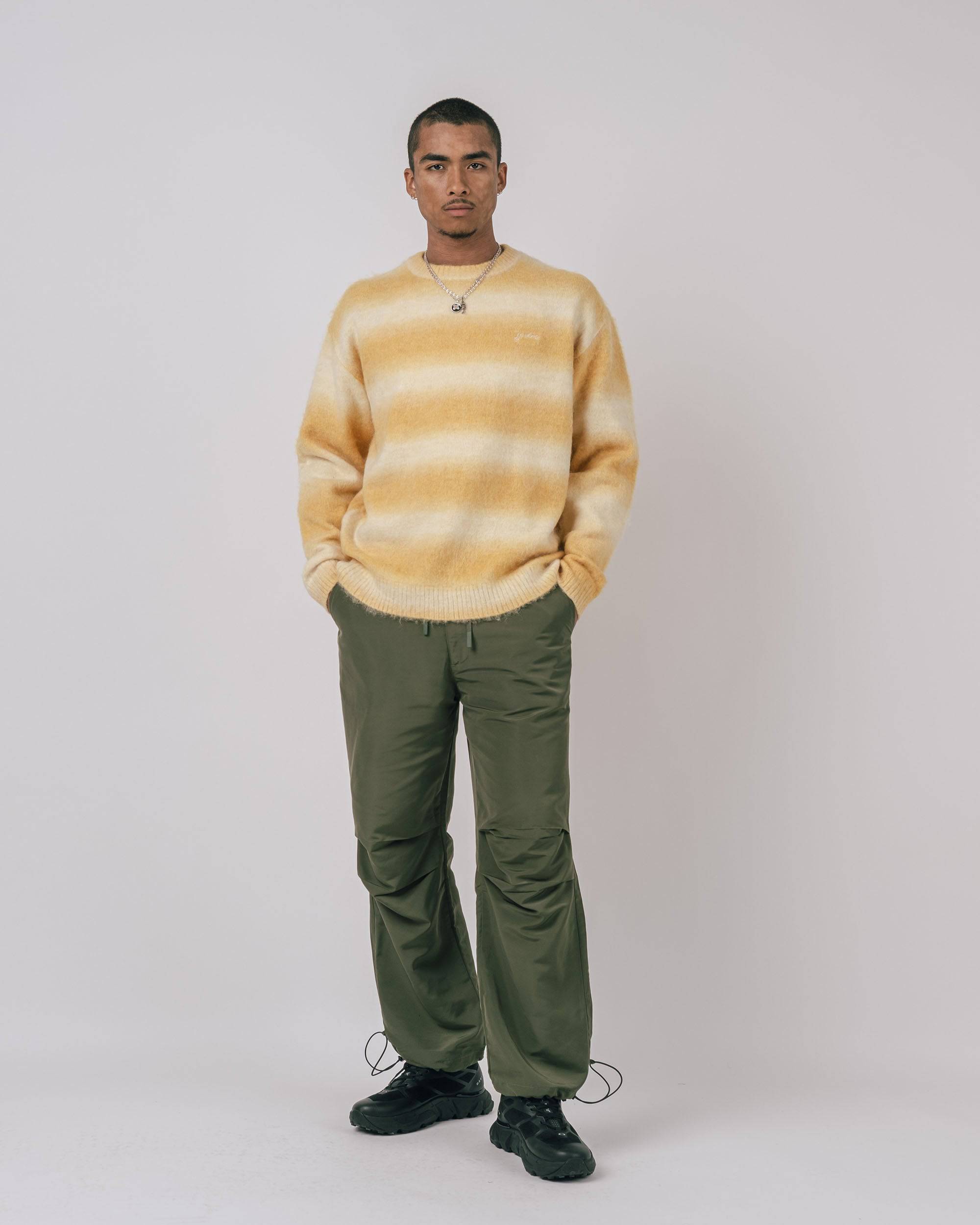 Davies Mohair L/S Crewneck Sweater - Students Golf
