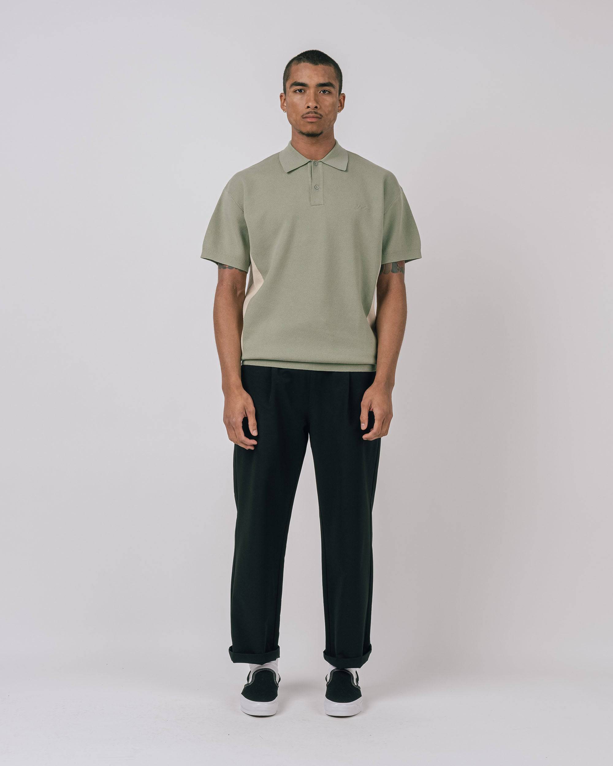 Newton S/S Knit Polo Sweater - Students Golf