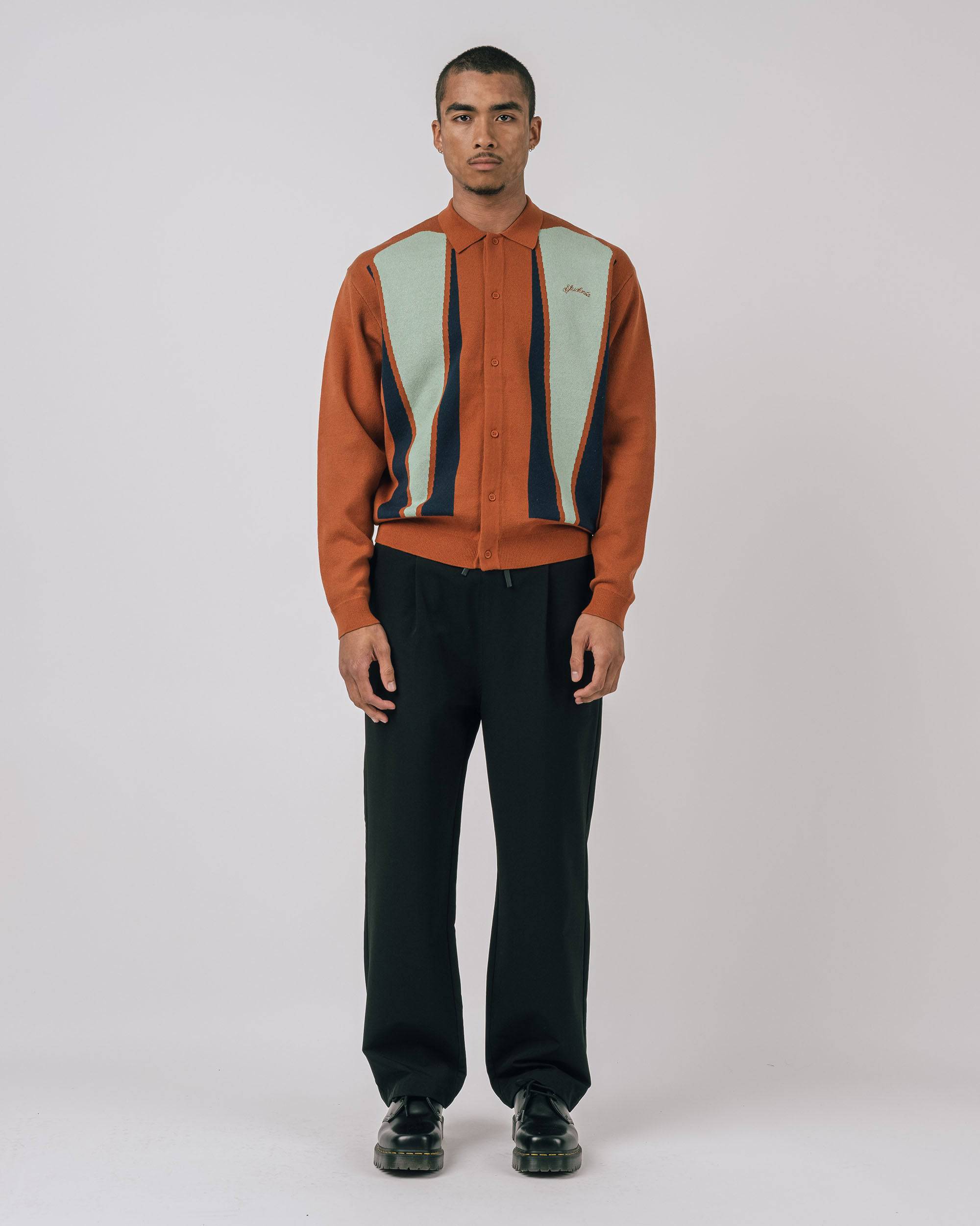Roberts L/S Knit Cardigan - Students Golf