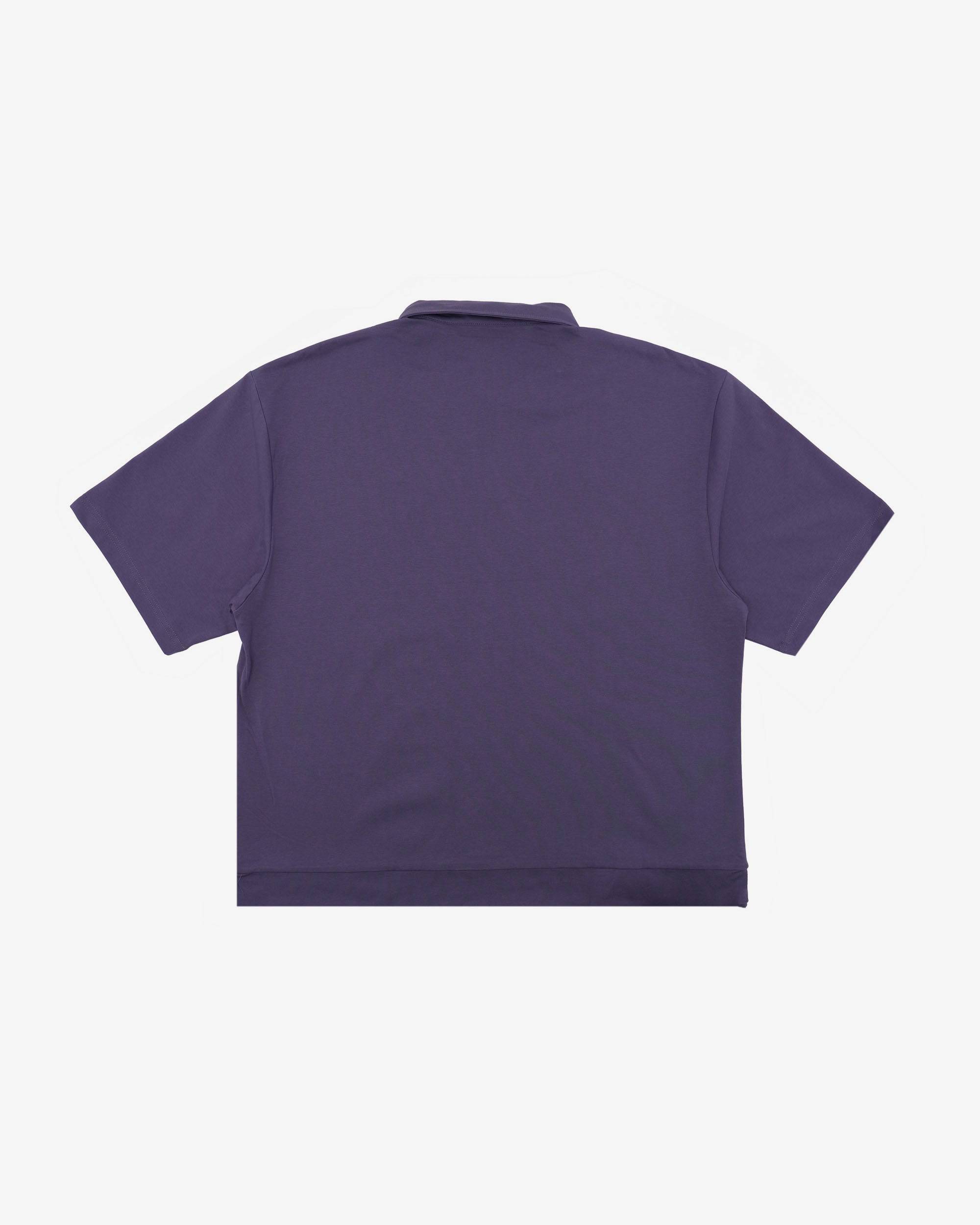 Lanser S/S Jersey Zip Polo Shirt - Students Golf