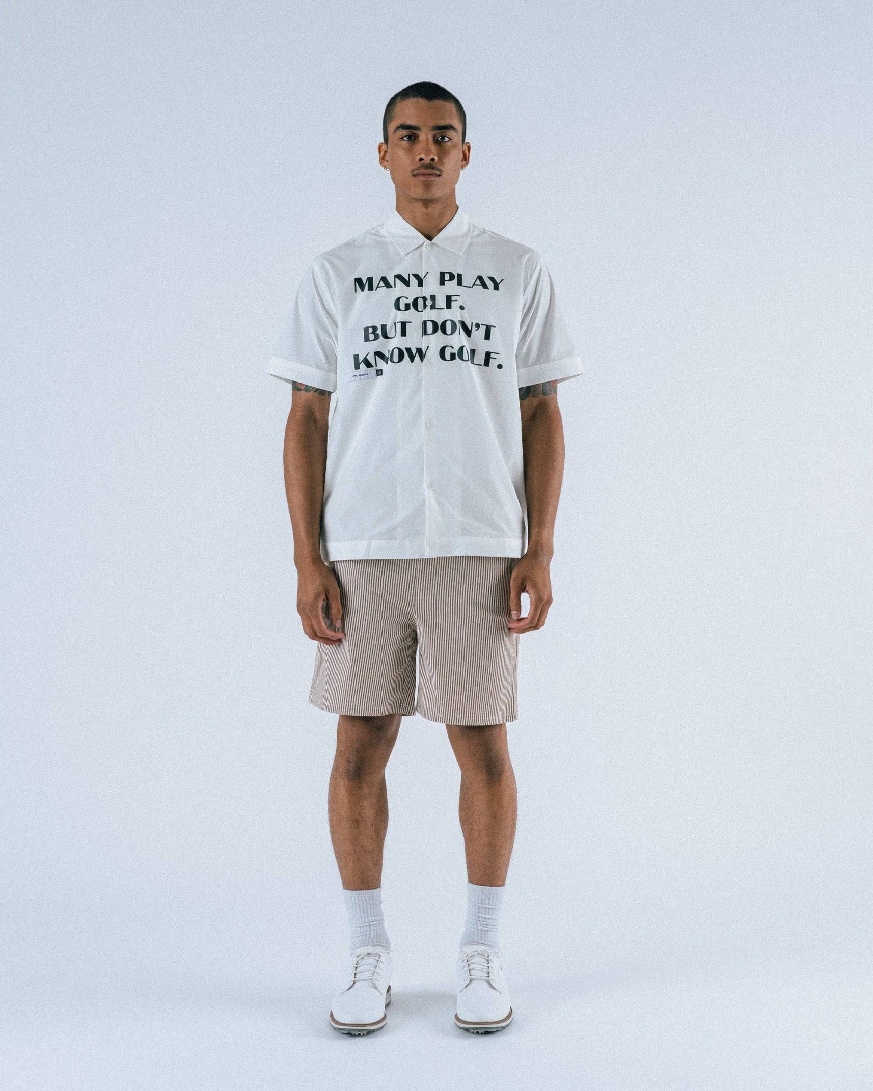 Otis Stripe Oxford Shorts - Students Golf