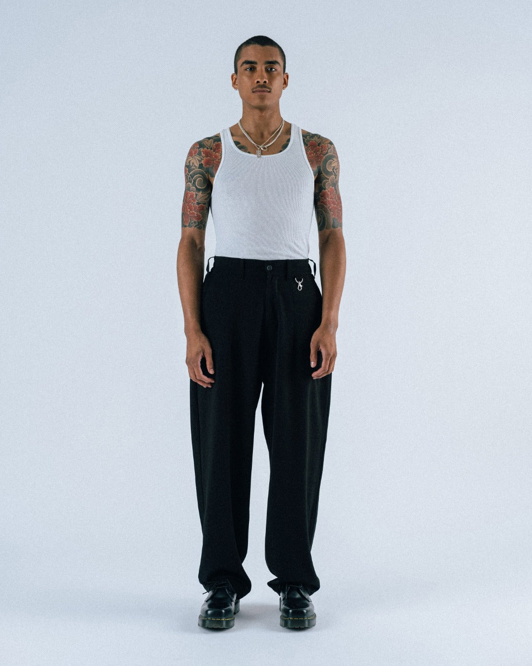 Calculus Baggy Pleated Pants