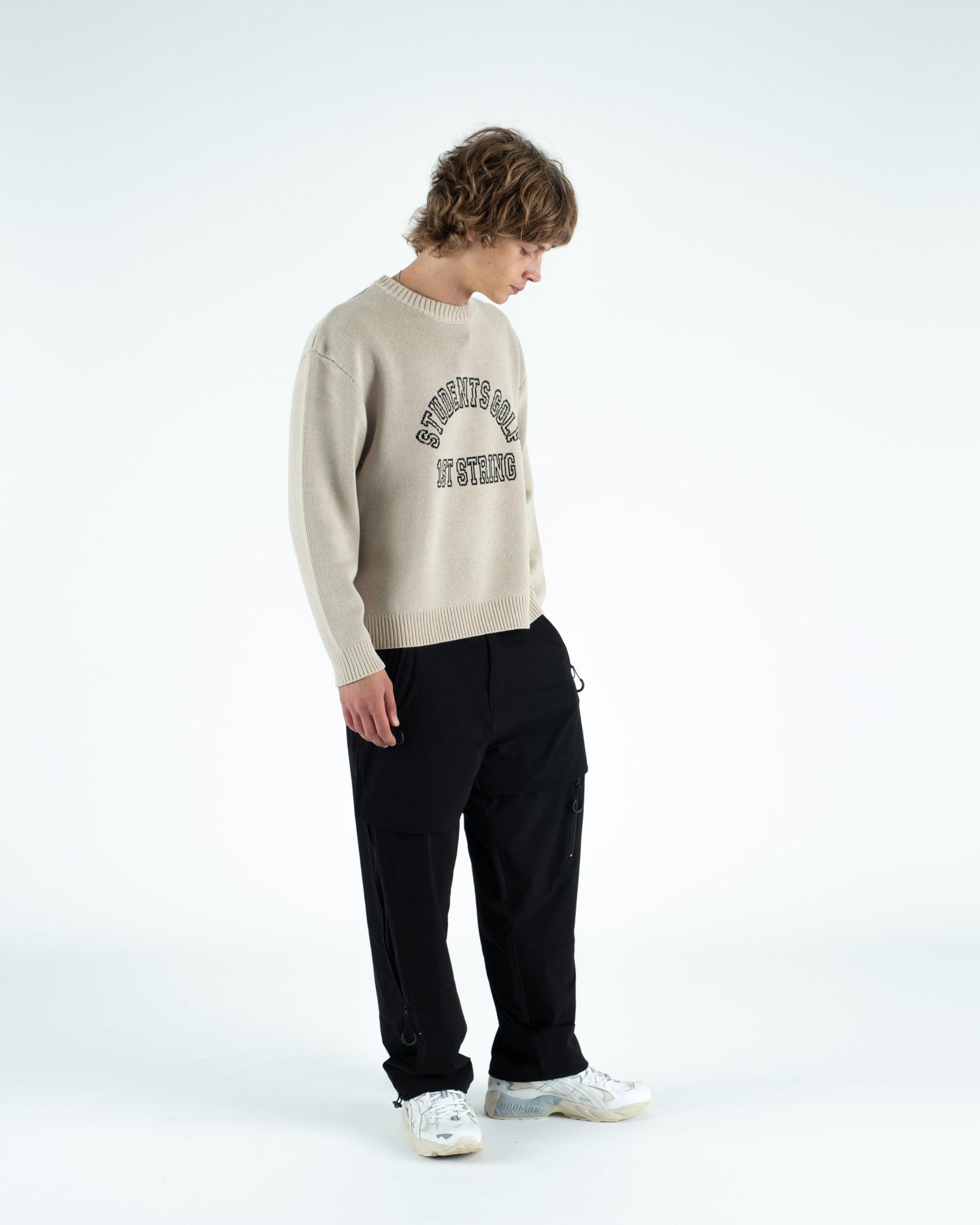 1st String Knit Crew Sweater - Students Golf
