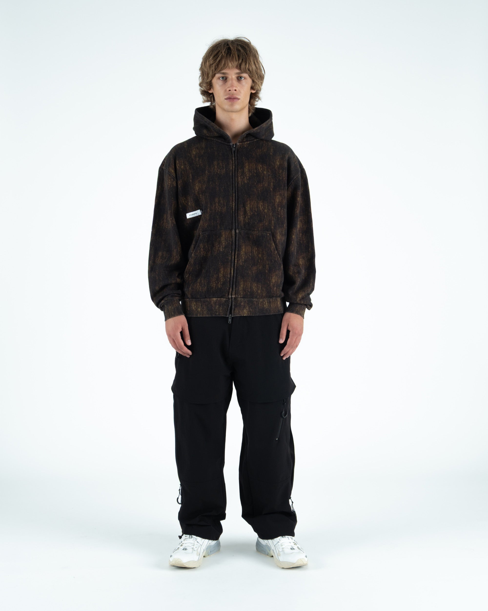 Bushill Camo Fleece Zip Hoodie - Students Golf