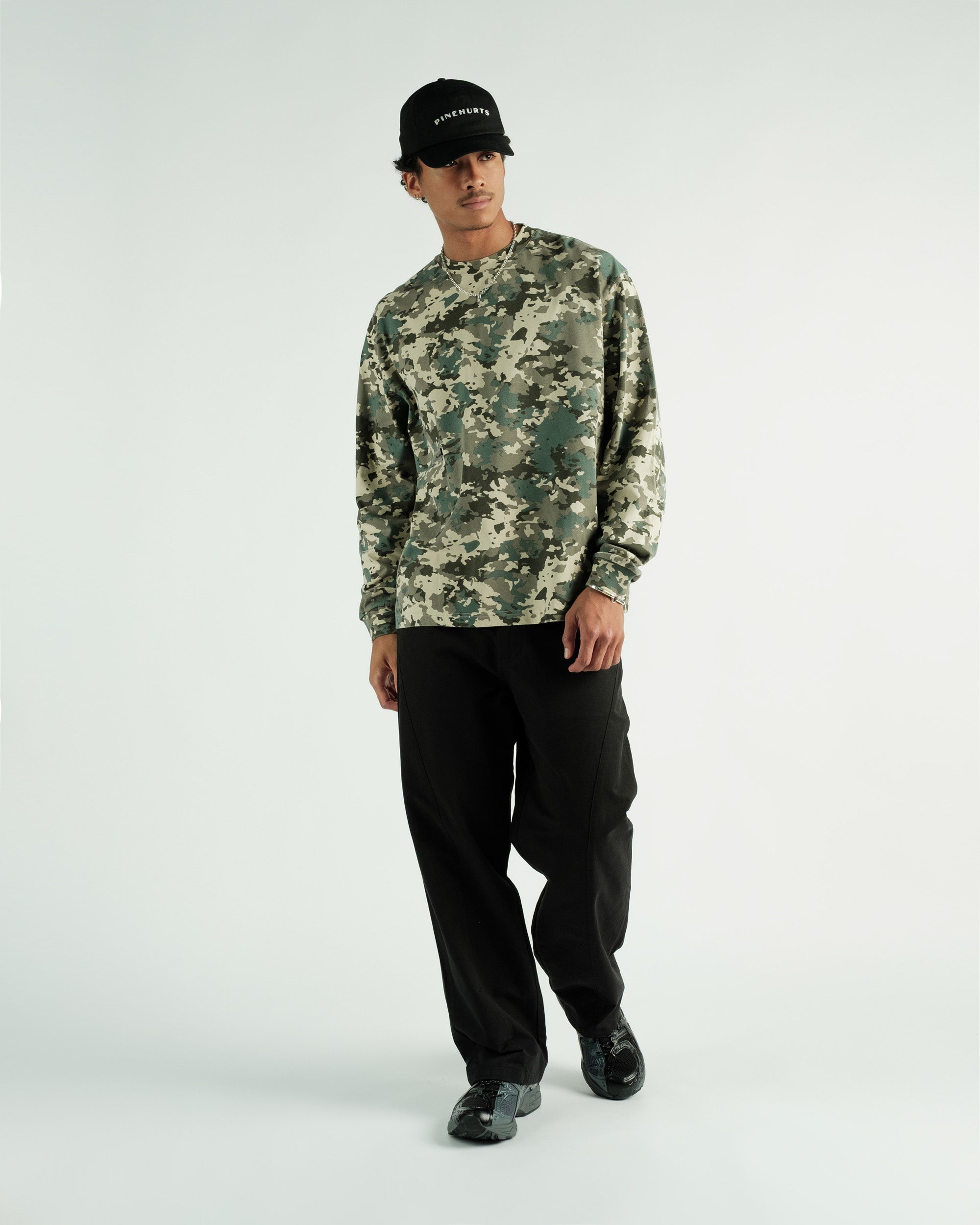 Payson Camo L/S Crew T-shirt