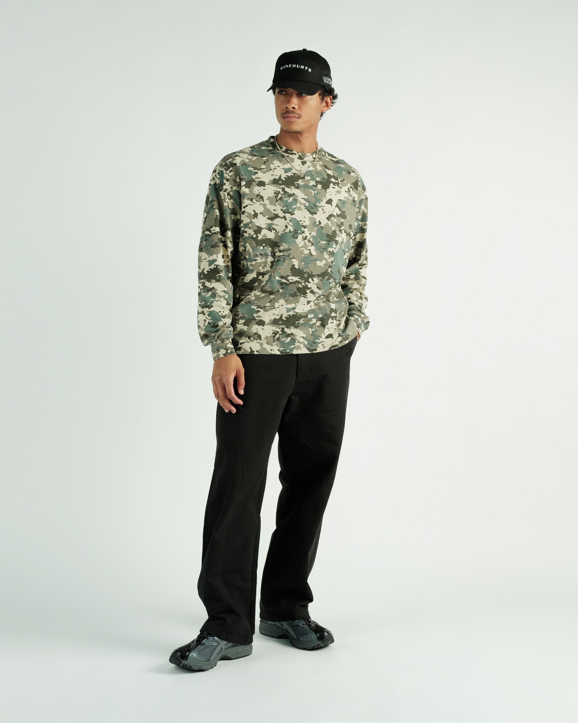 Payson Camo L/S Crew T-shirt