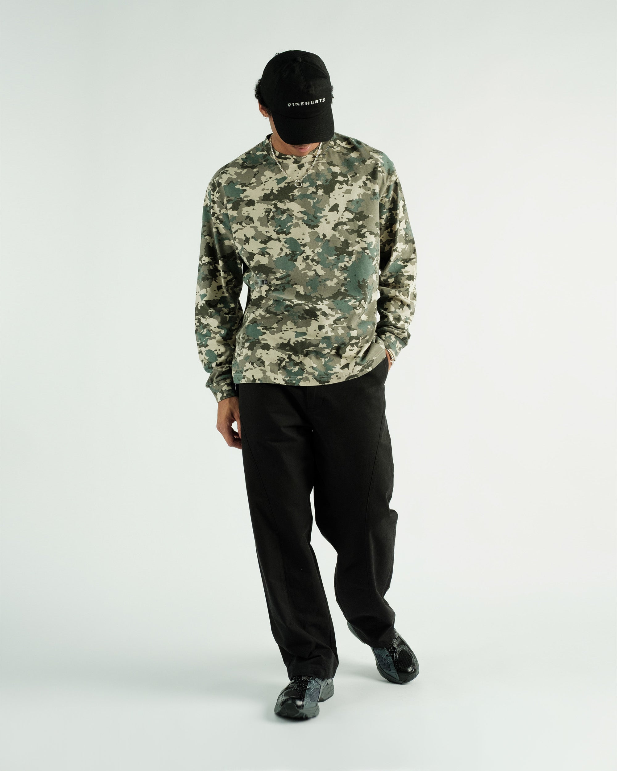 Payson Camo L/S Crew T-shirt