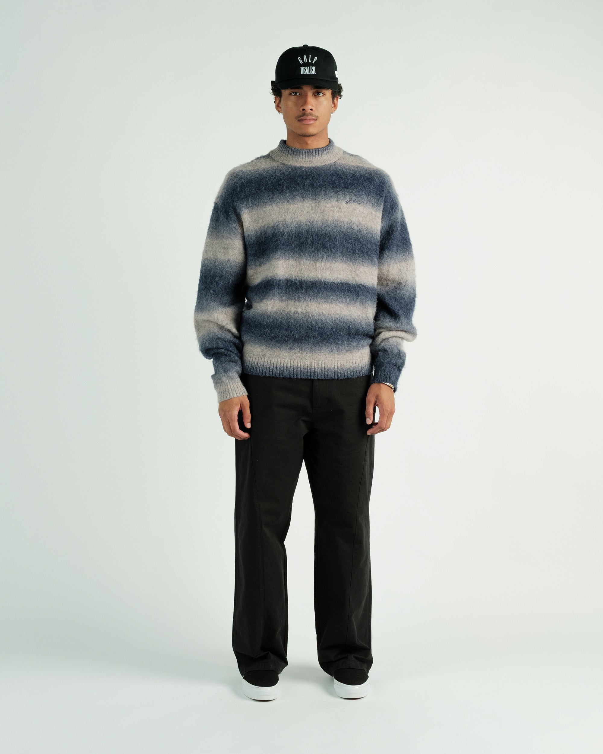 Cole Knit L/S Mockneck Mohair Sweater