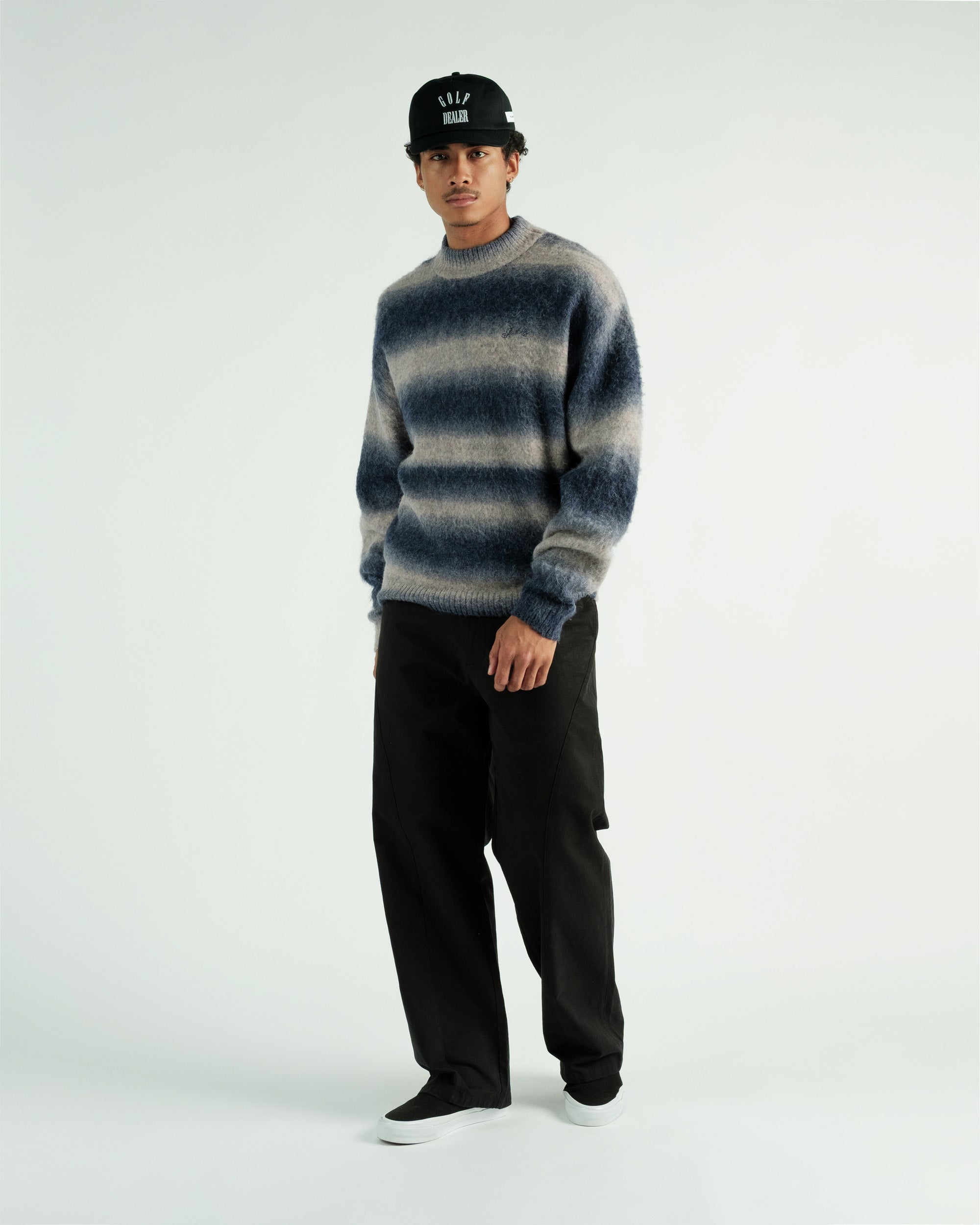 Cole Knit L/S Mockneck Mohair Sweater