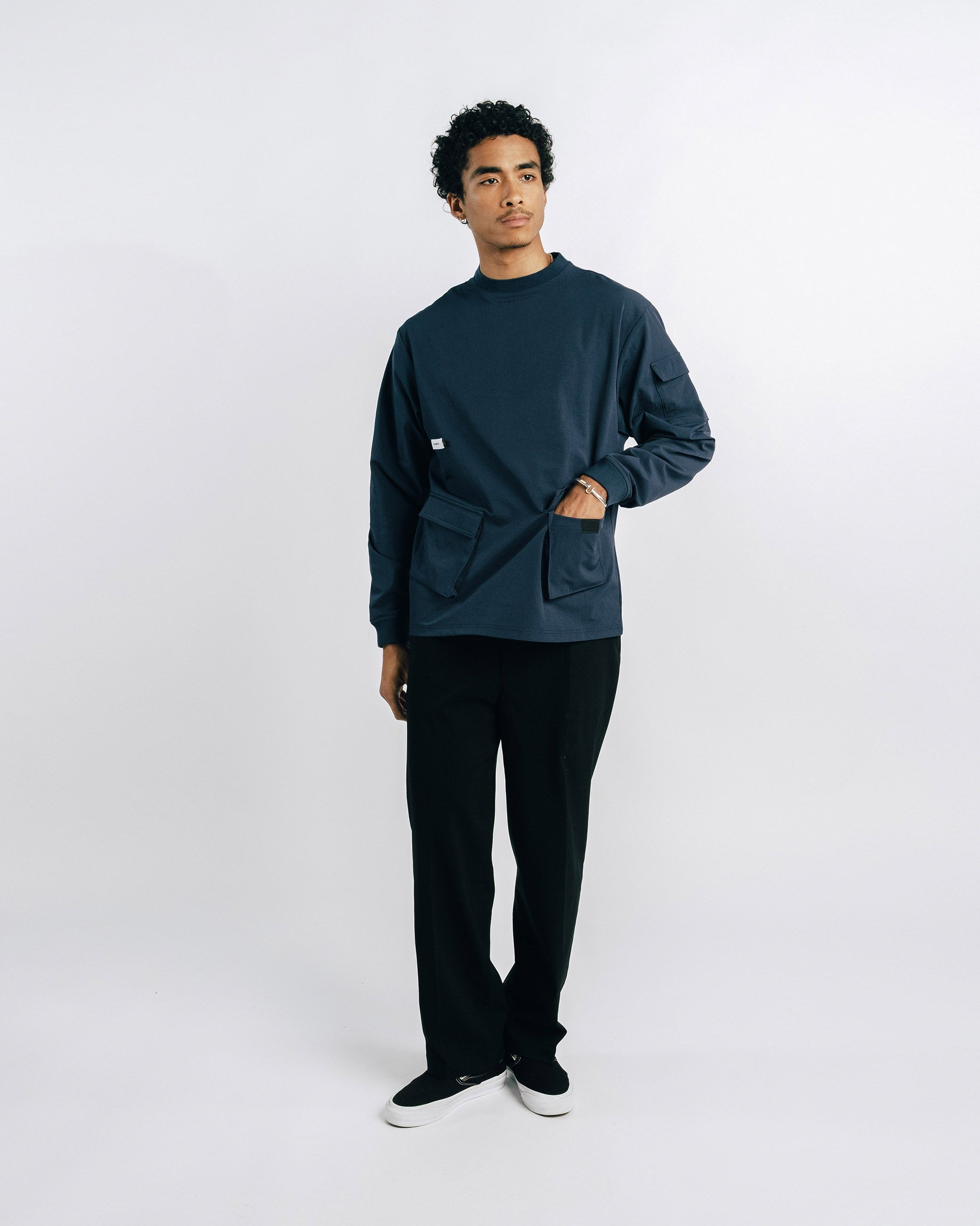 Niall Nylon Popover Jacket