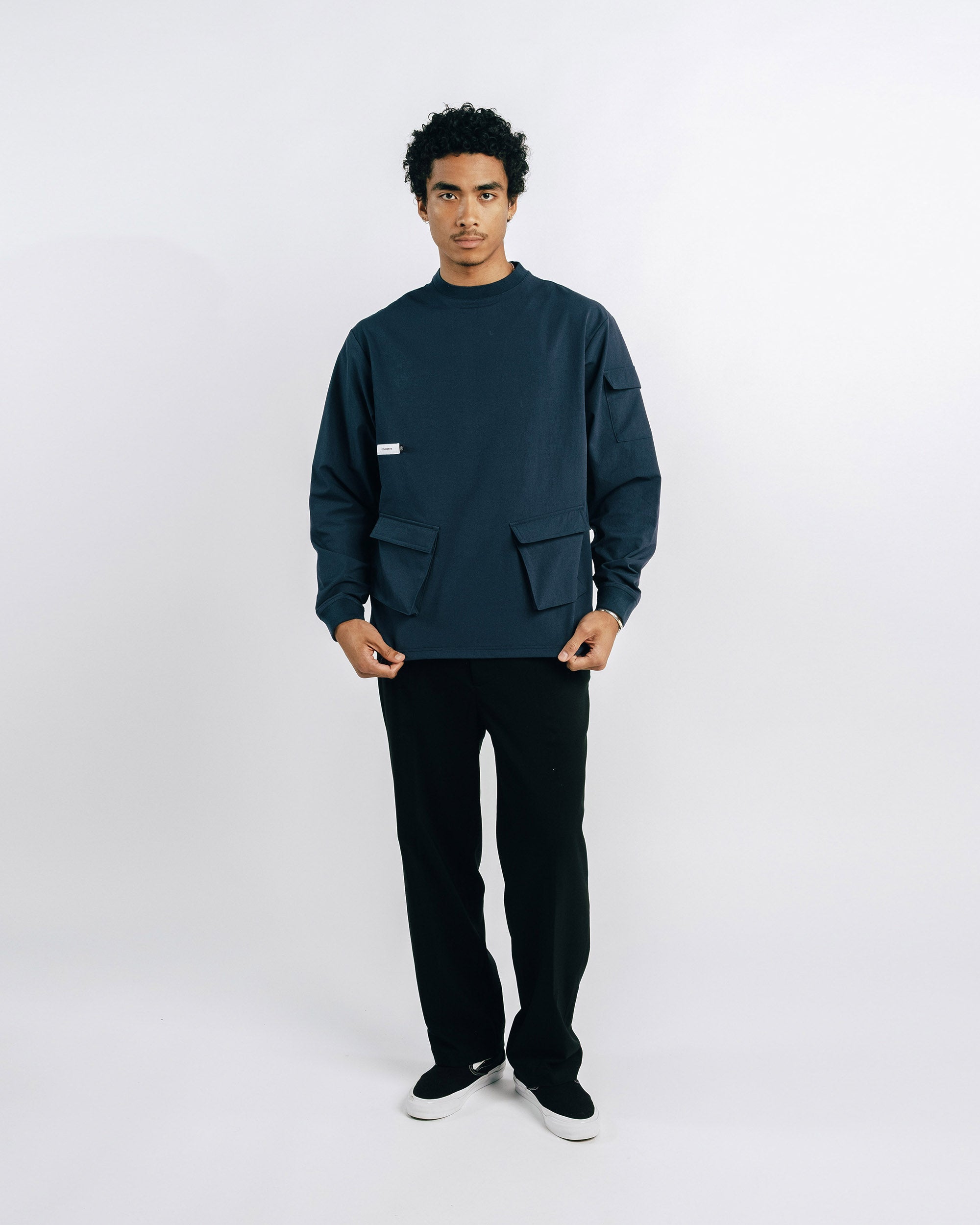 Niall Nylon Popover Jacket