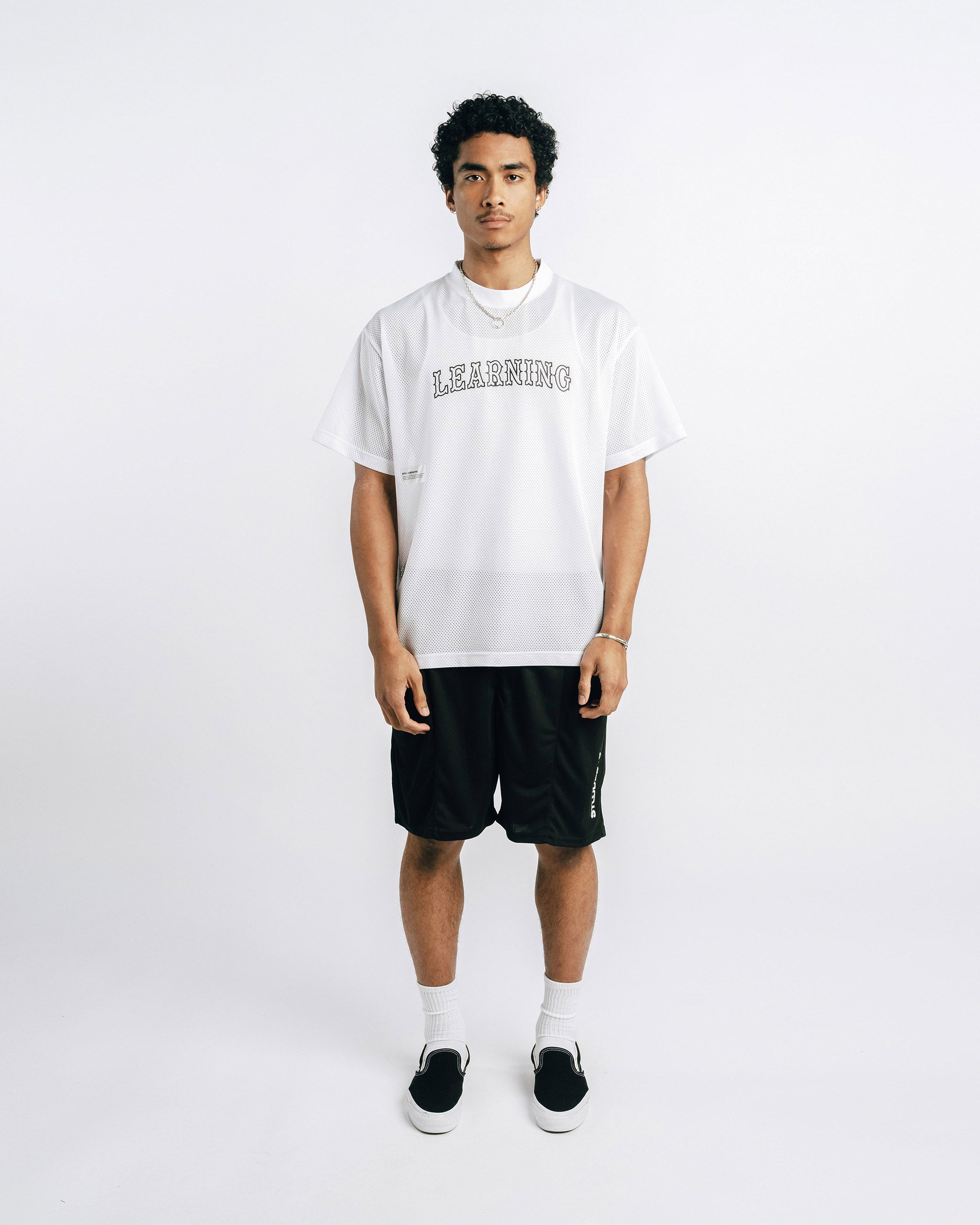 Still Learning S/S Mesh T-shirt