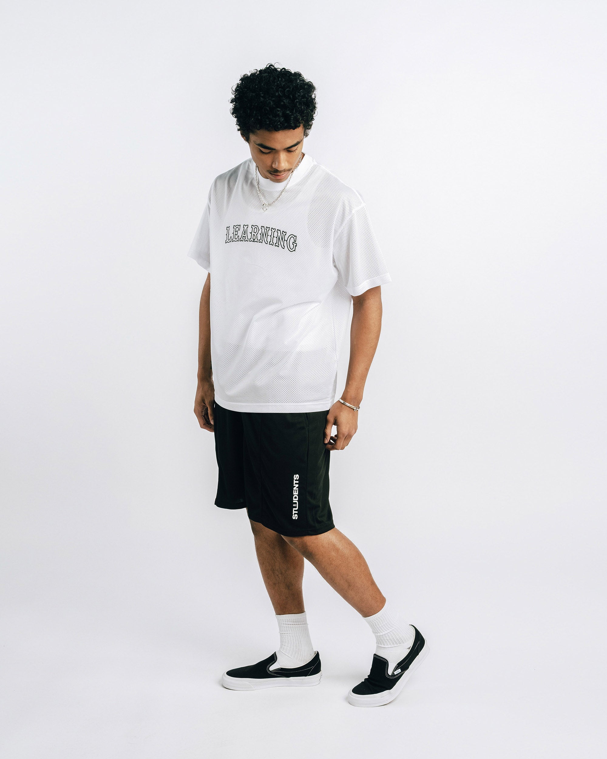Still Learning S/S Mesh T-shirt
