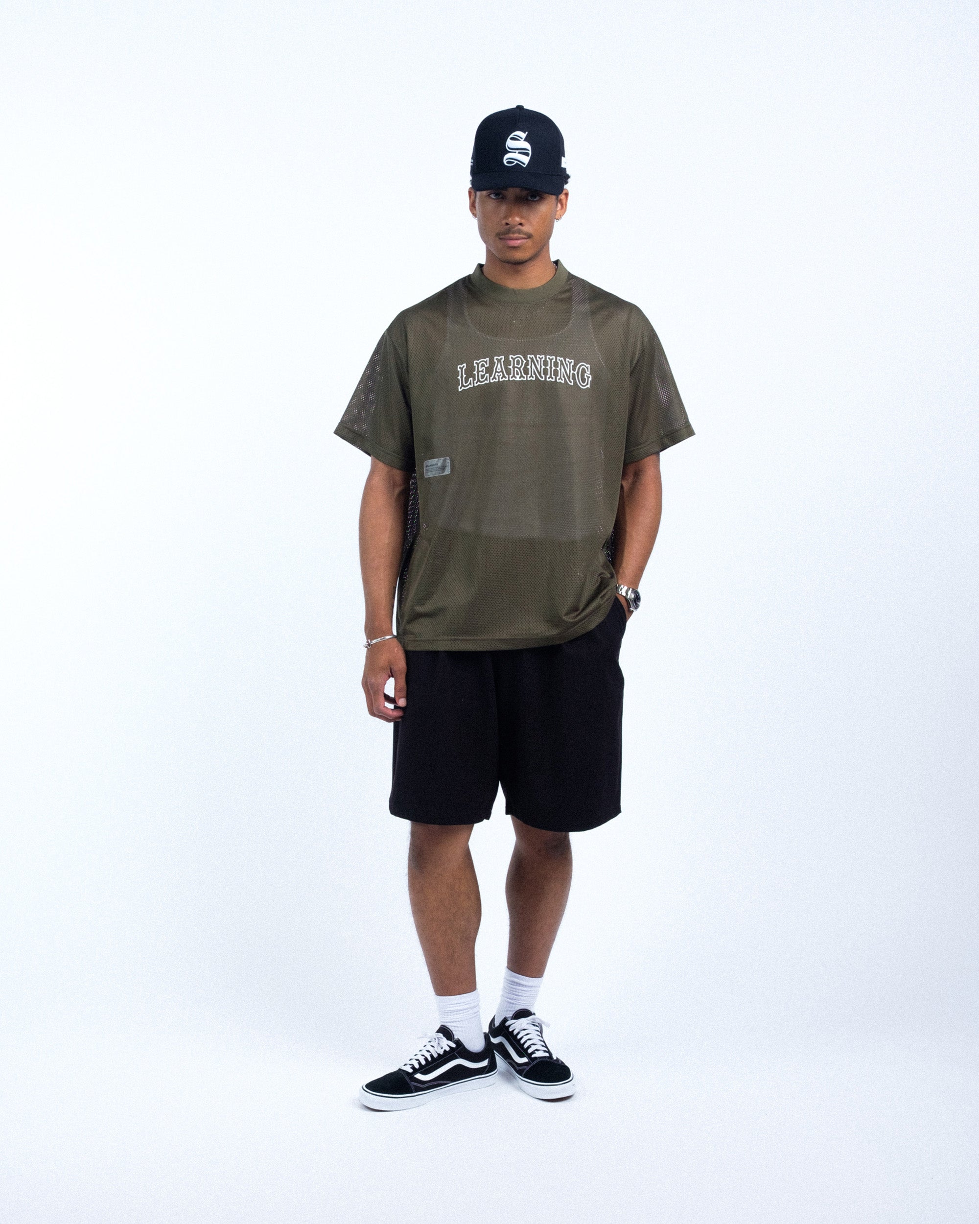 Still Learning S/S Mesh T-shirt