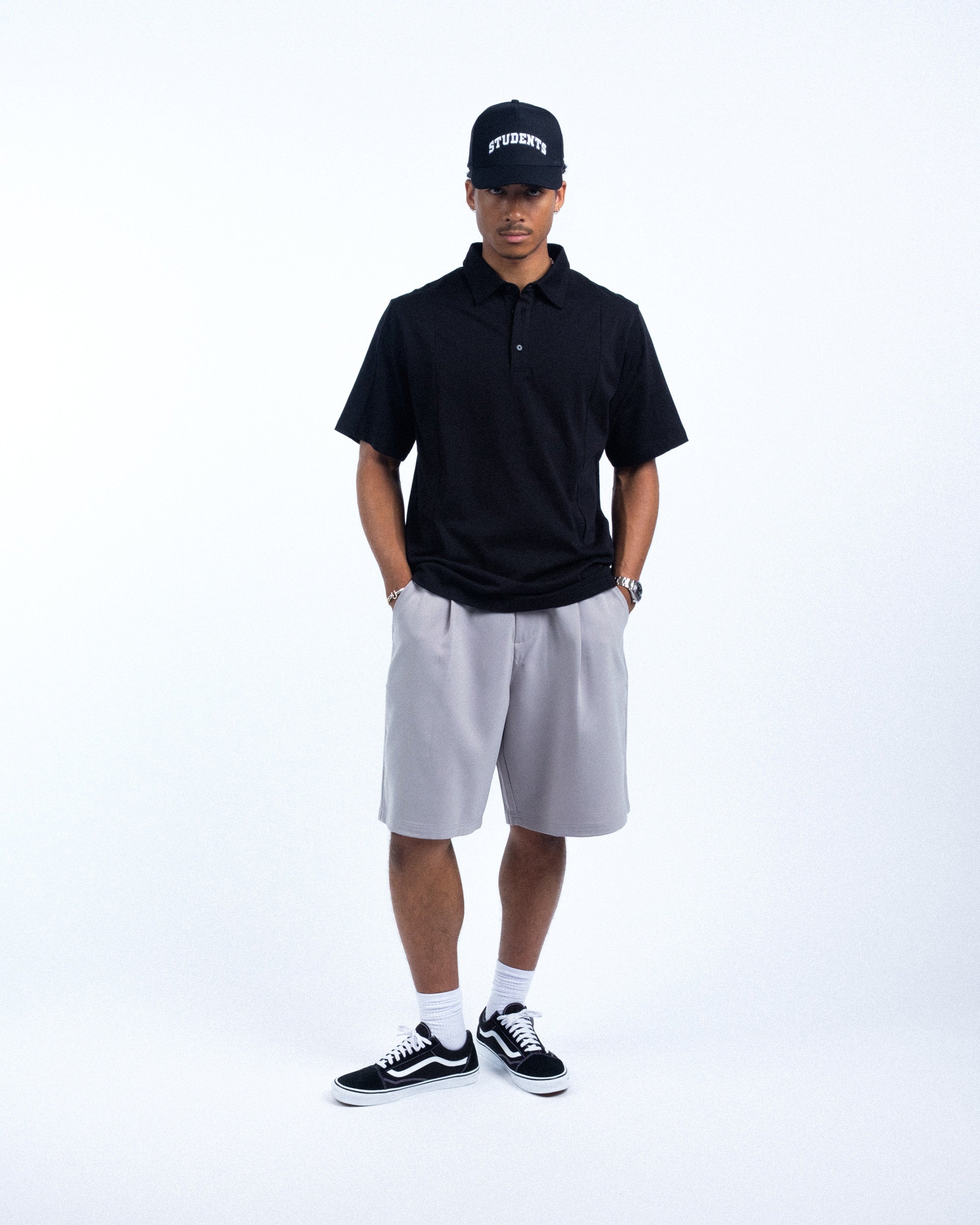 Calculus Baggy Pleated Shorts