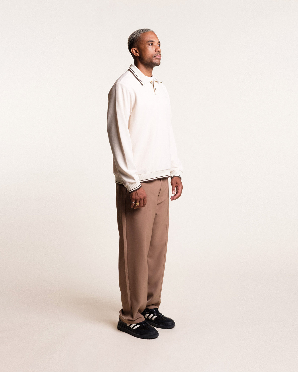 Hereford L/S Sweater Polo