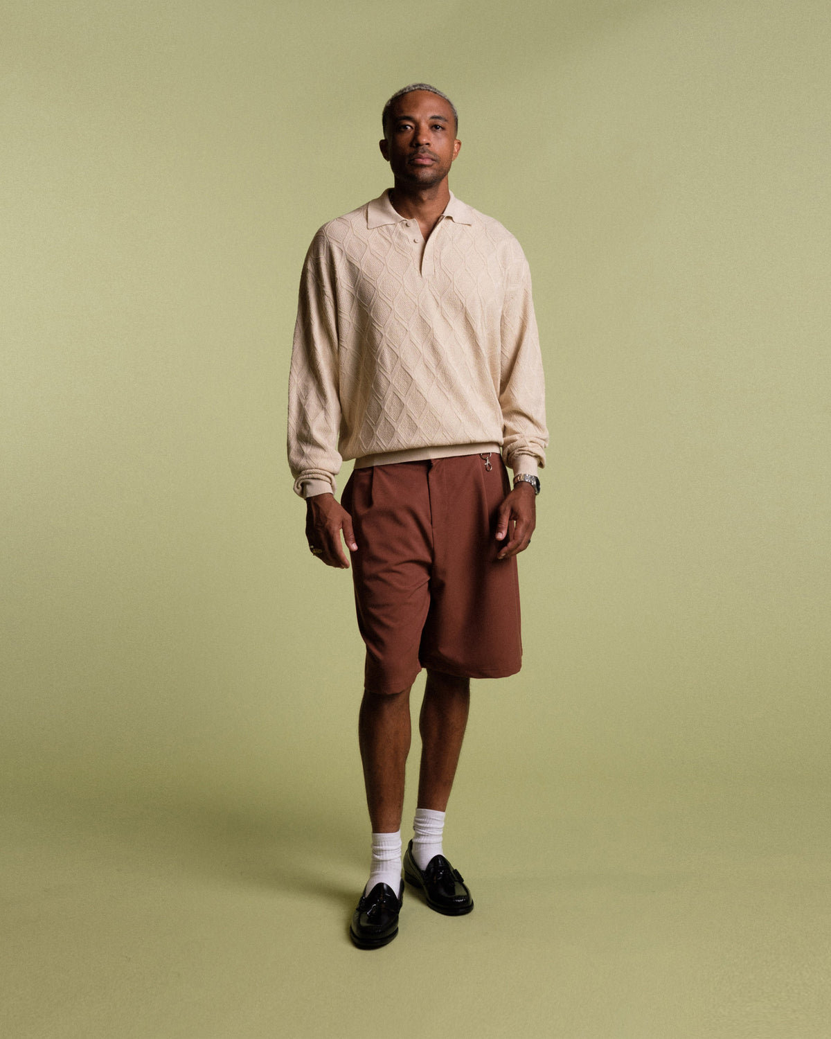 Carlsbad Knit L/S Polo Sweater