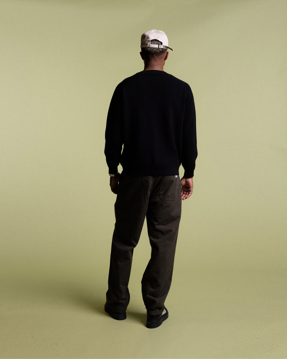 Irvine Waffle Knit Crew Sweater