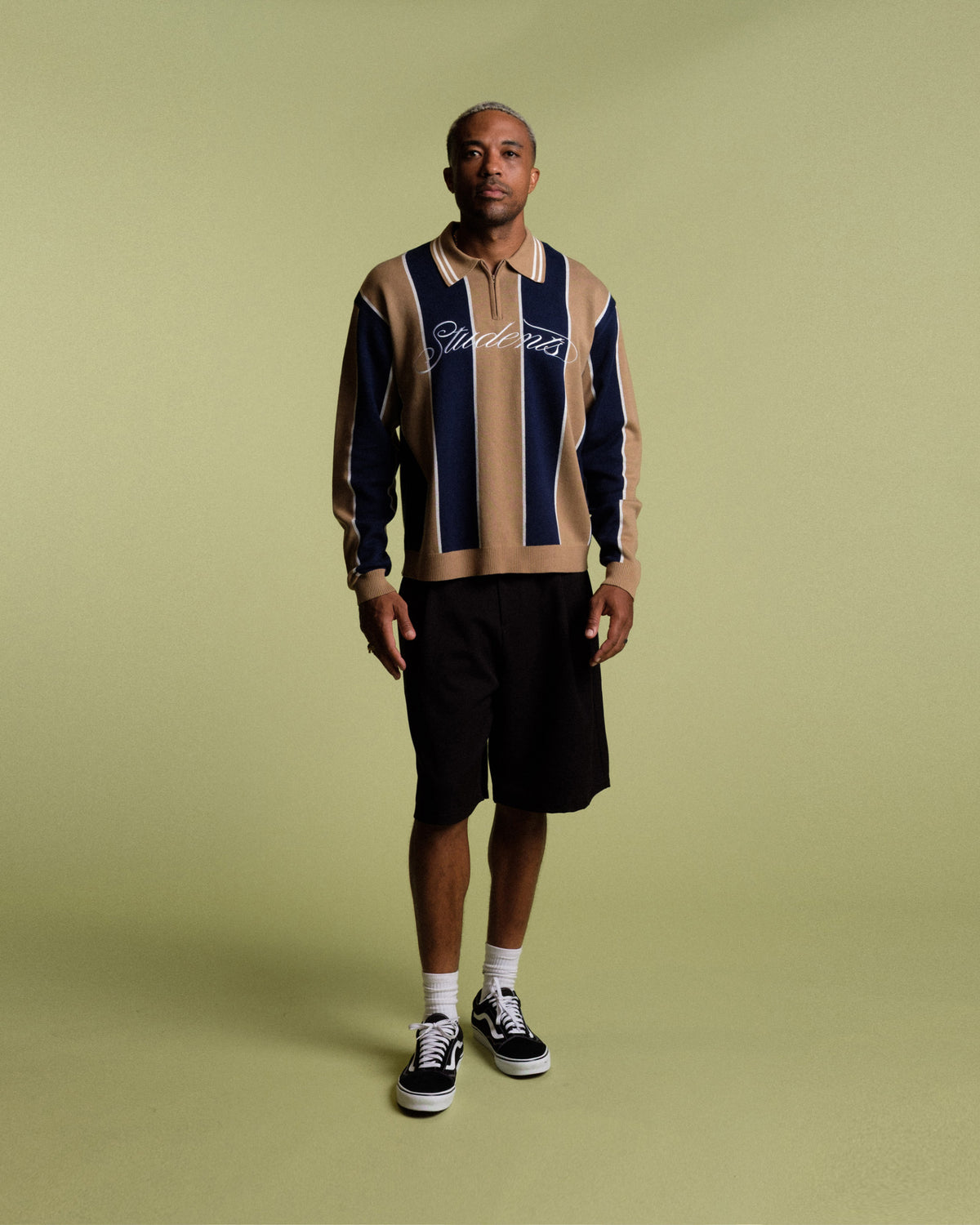 Visalia Knit LS Polo Sweater