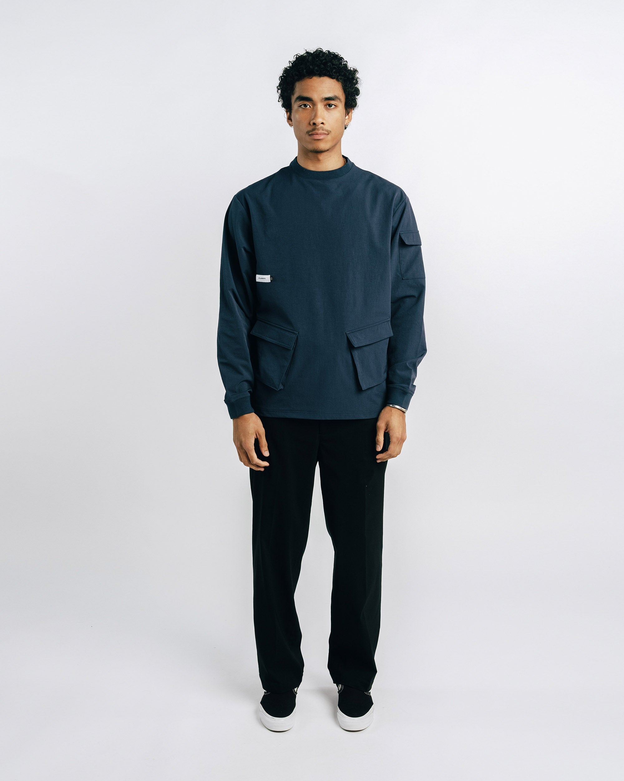 Niall Nylon Popover Jacket