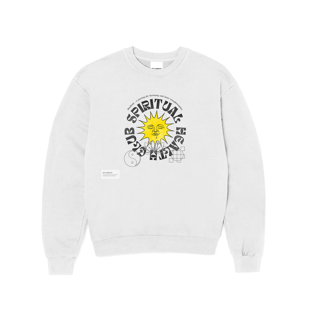 Spiritual Health Club Fleece Crew Sweater