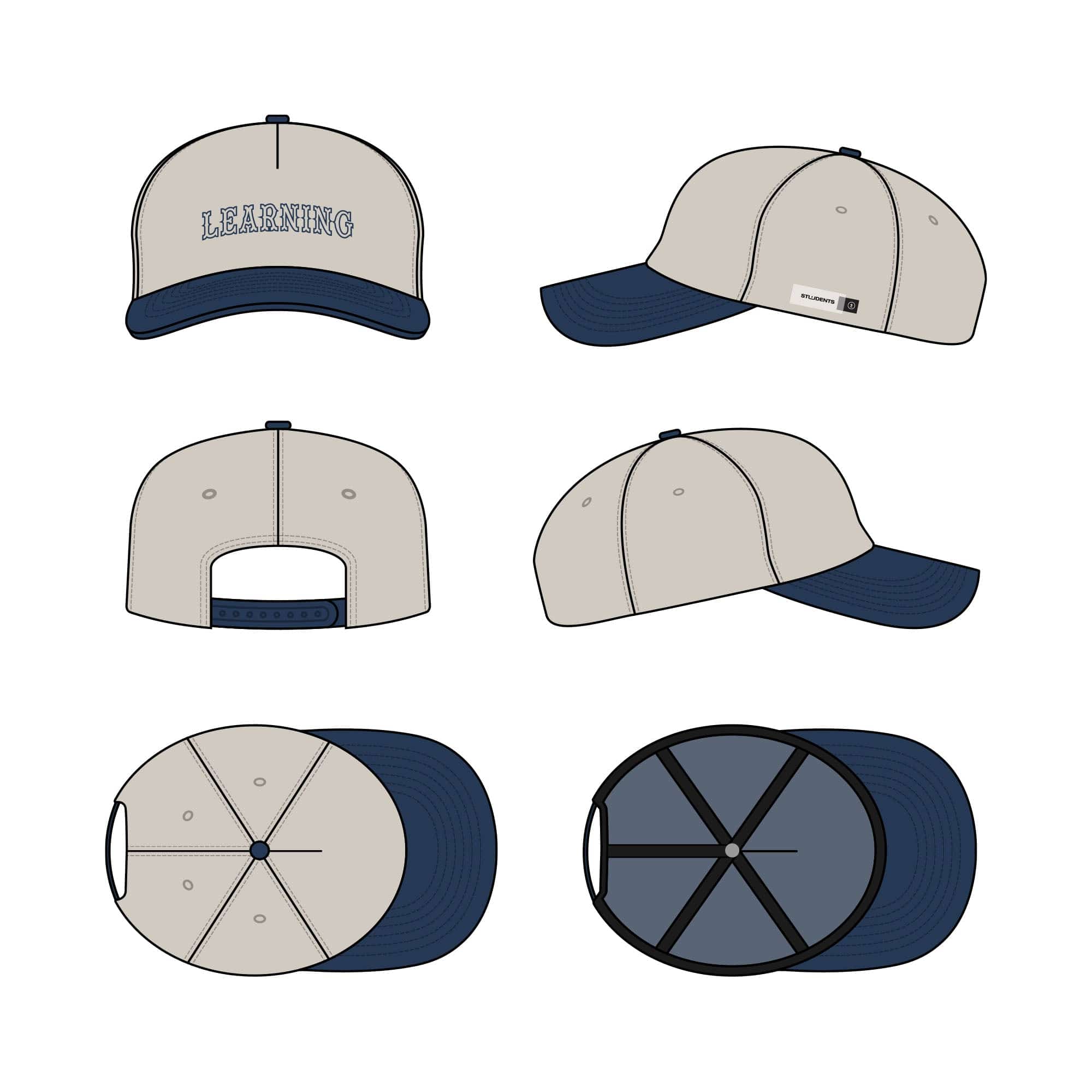 Learning Snap Back Hat - Students Golf