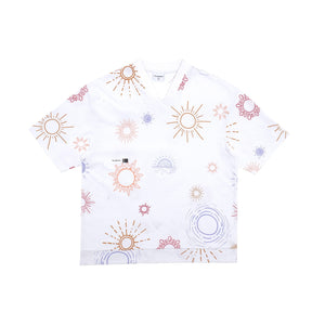 Sunny S/S Cotton Pique V-Neck Shirt