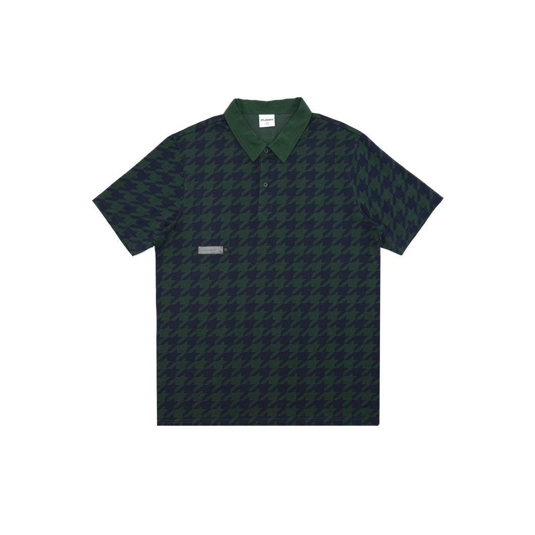 Cavinder Hoiundstooth S/S Polo Shirt