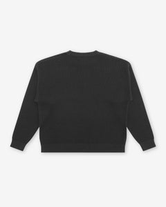 Rains L/S Cable Knit Crewneck Sweater