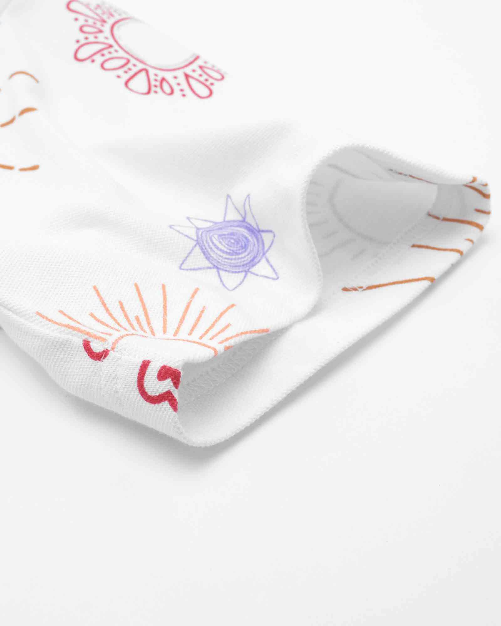 Sunny S/S Cotton Pique V-Neck Shirt - Students Golf