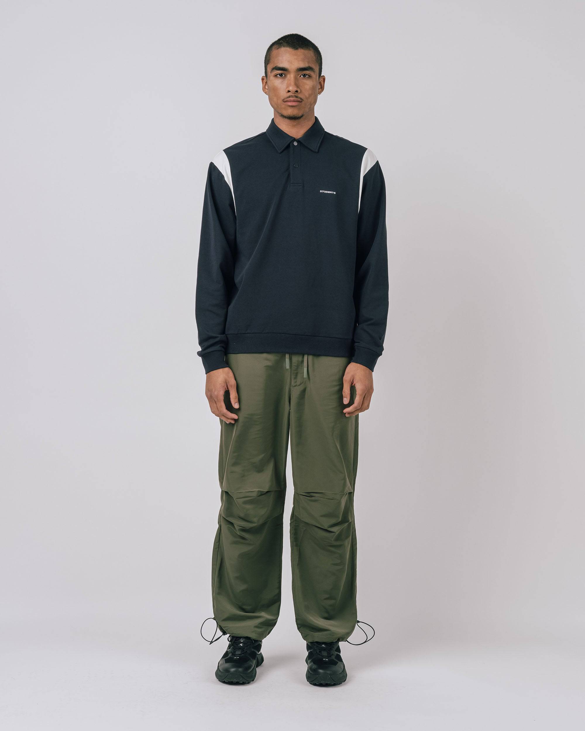 Clive L/S Fleece Polo - Students Golf