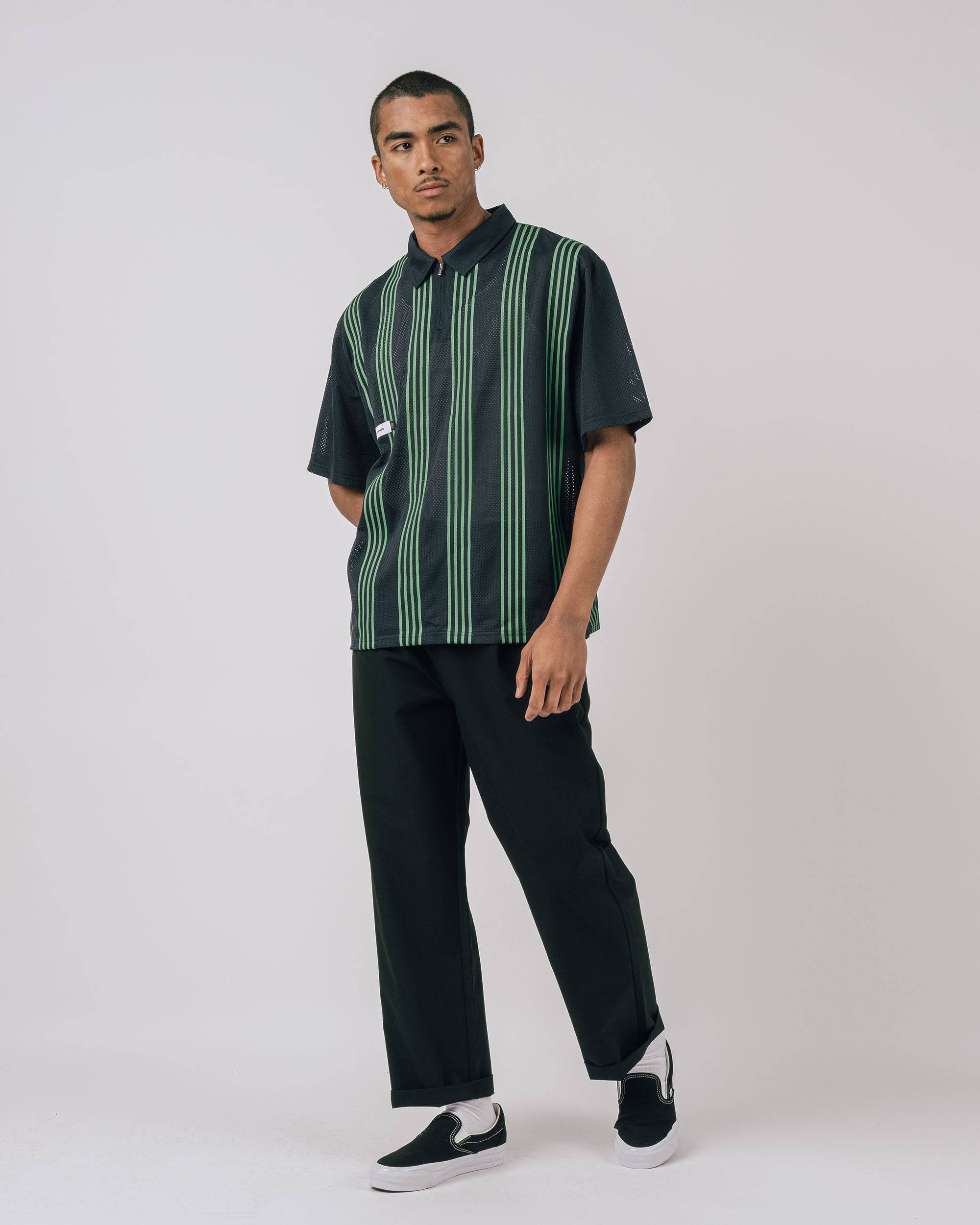 Howards S/S Mesh Zip Polo - Students Golf