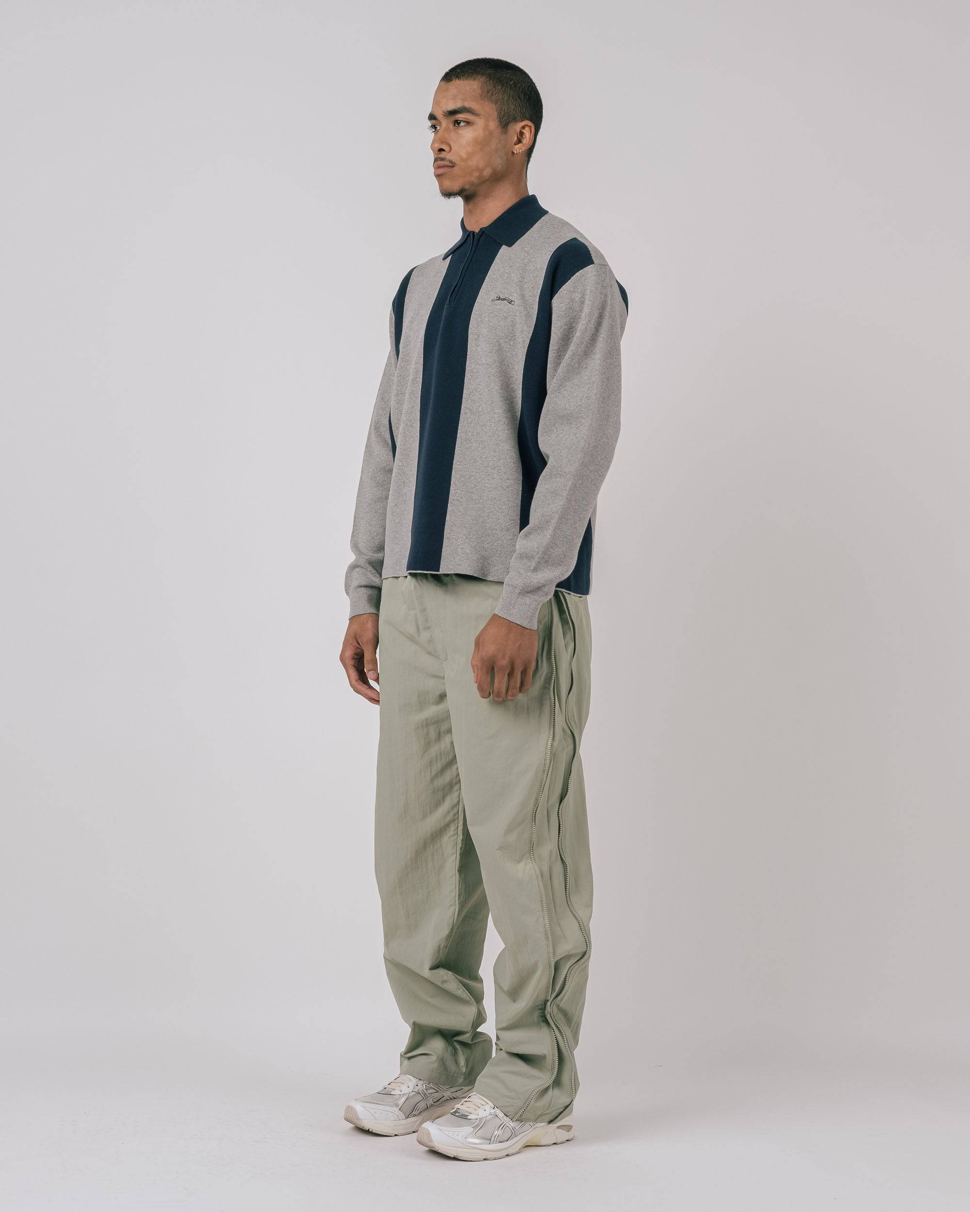 Kenway L/S Knit Polo Sweater - Students Golf