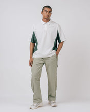 Load image into Gallery viewer, Linwood S/S Poplin Zip Polo
