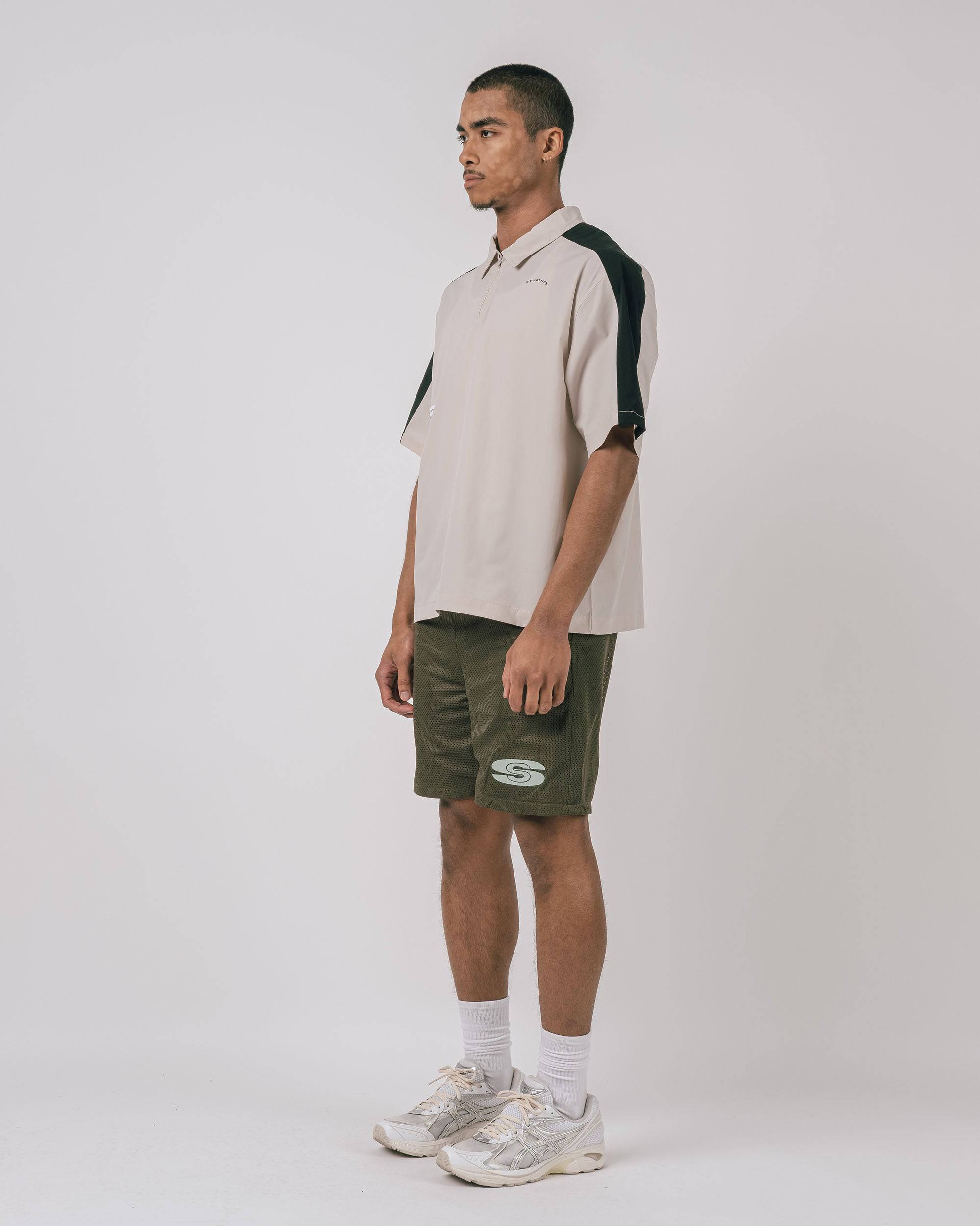 Balfour S/S Poplin ZIp Polo - Students Golf