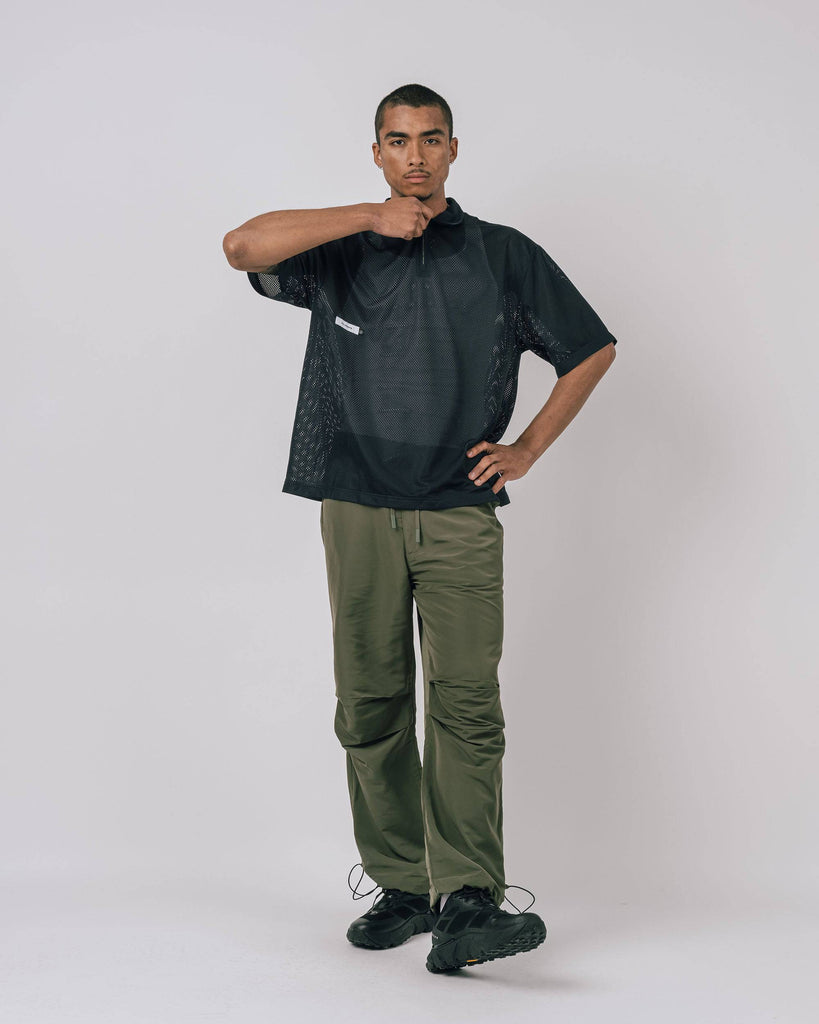 Course Marshal S/S Mesh Zip Polo - Front