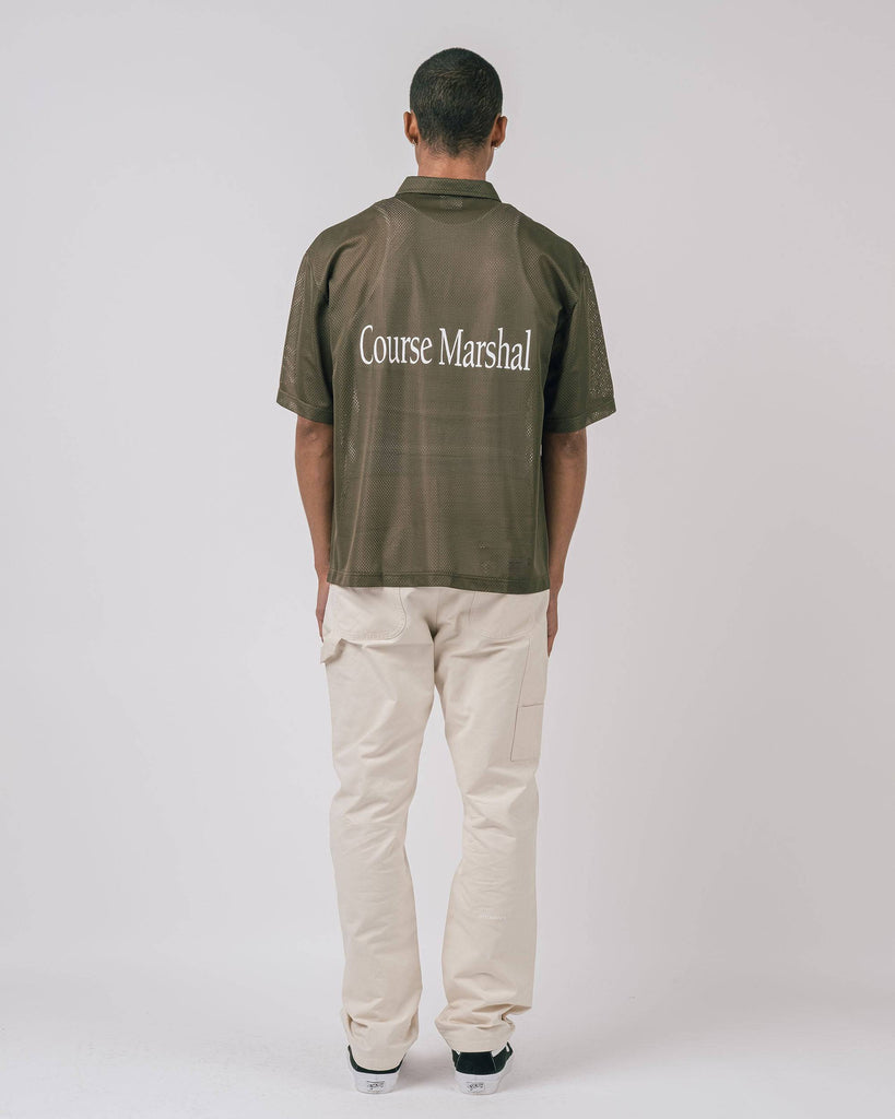 Course Marshal S/S Mesh Zip Polo - Front