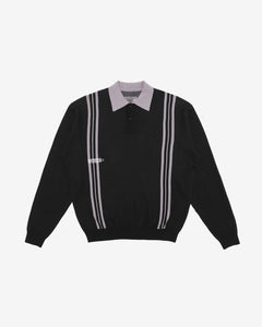 Sutton L/S Sweater Polo Shirt