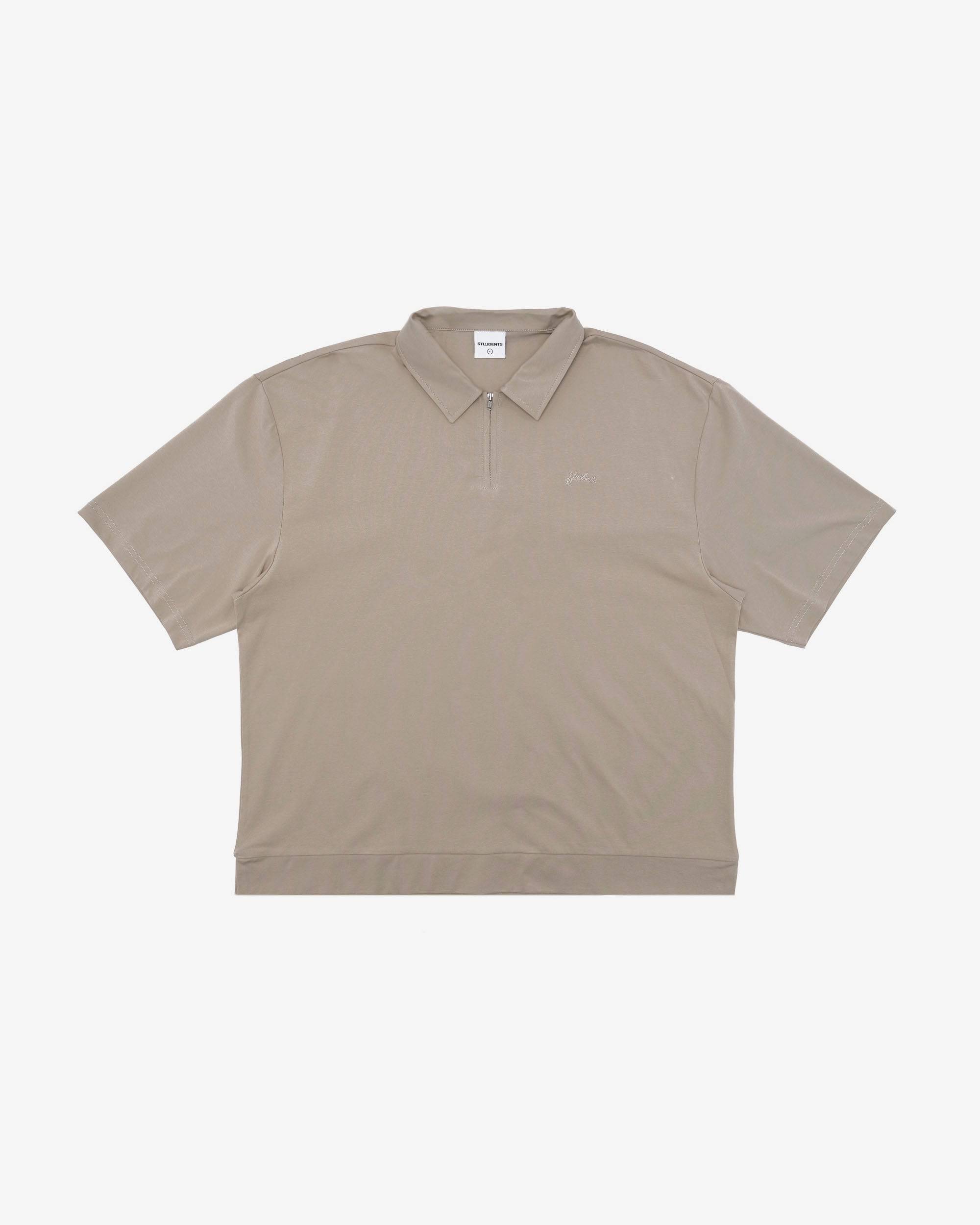 Lanser S/S Jersey Zip Polo Shirt - Students Golf