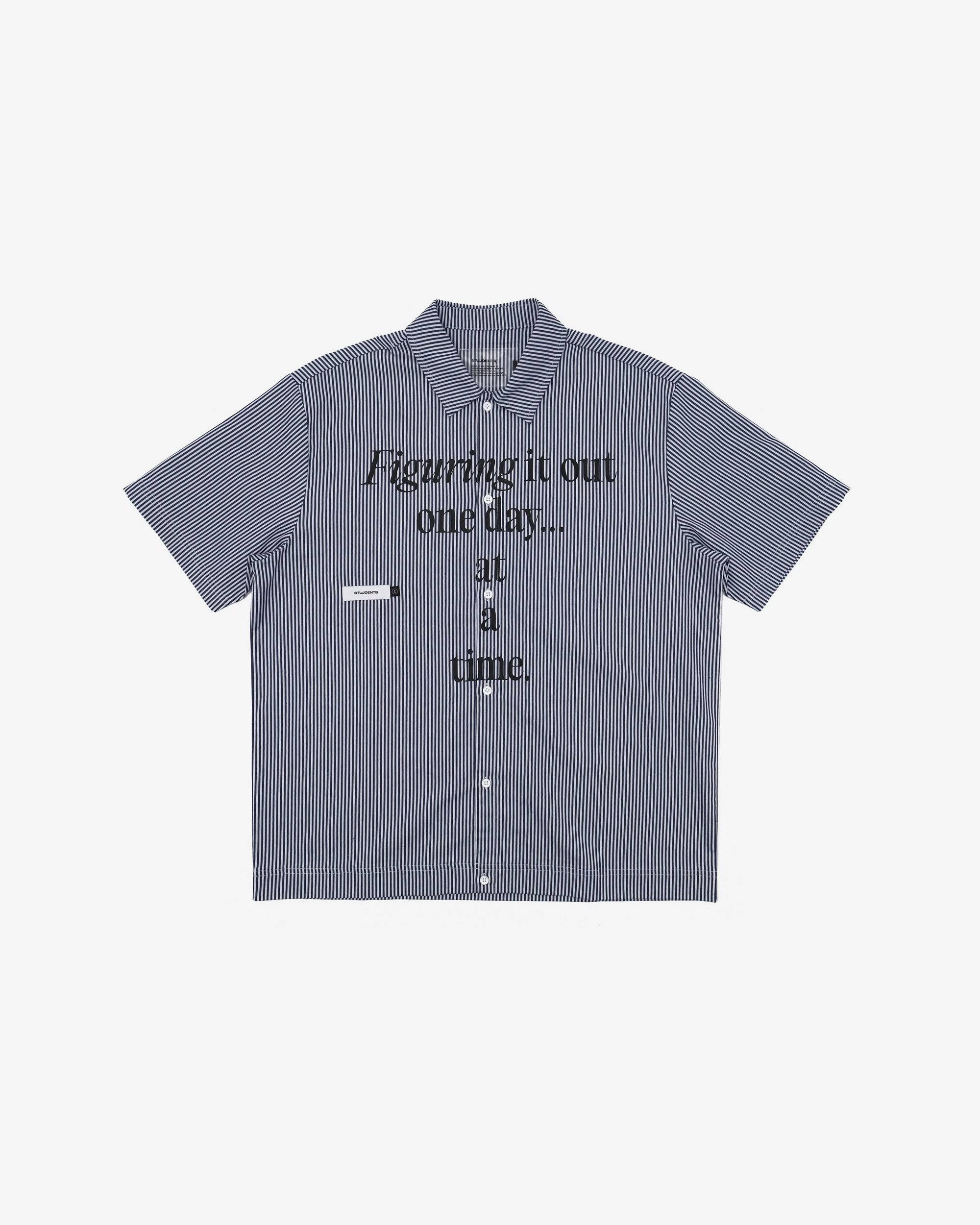 Reymon S/S Stripe Oxford Button-Up Shirt - Students Golf