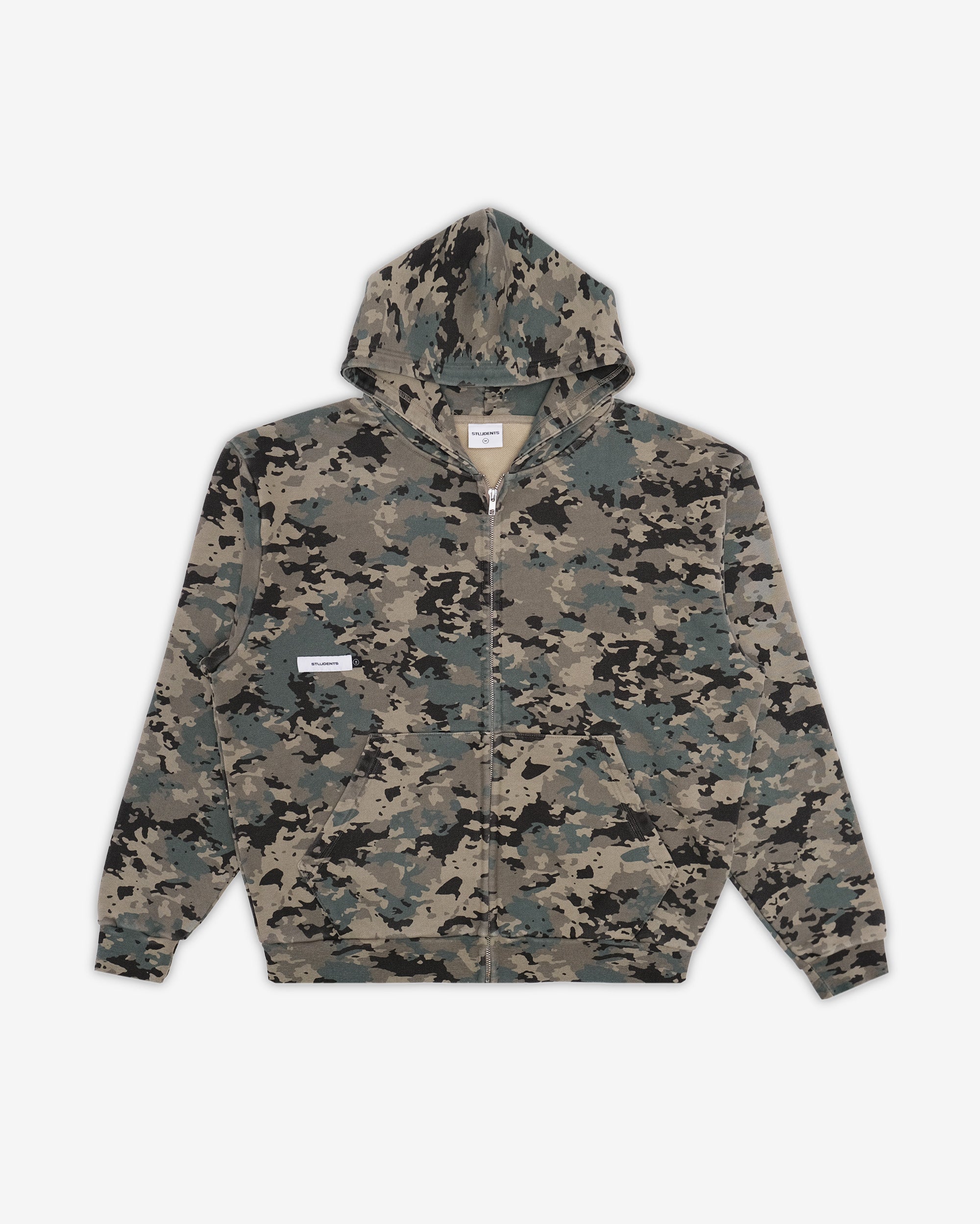 Grantsville Camo Zip Hoodie