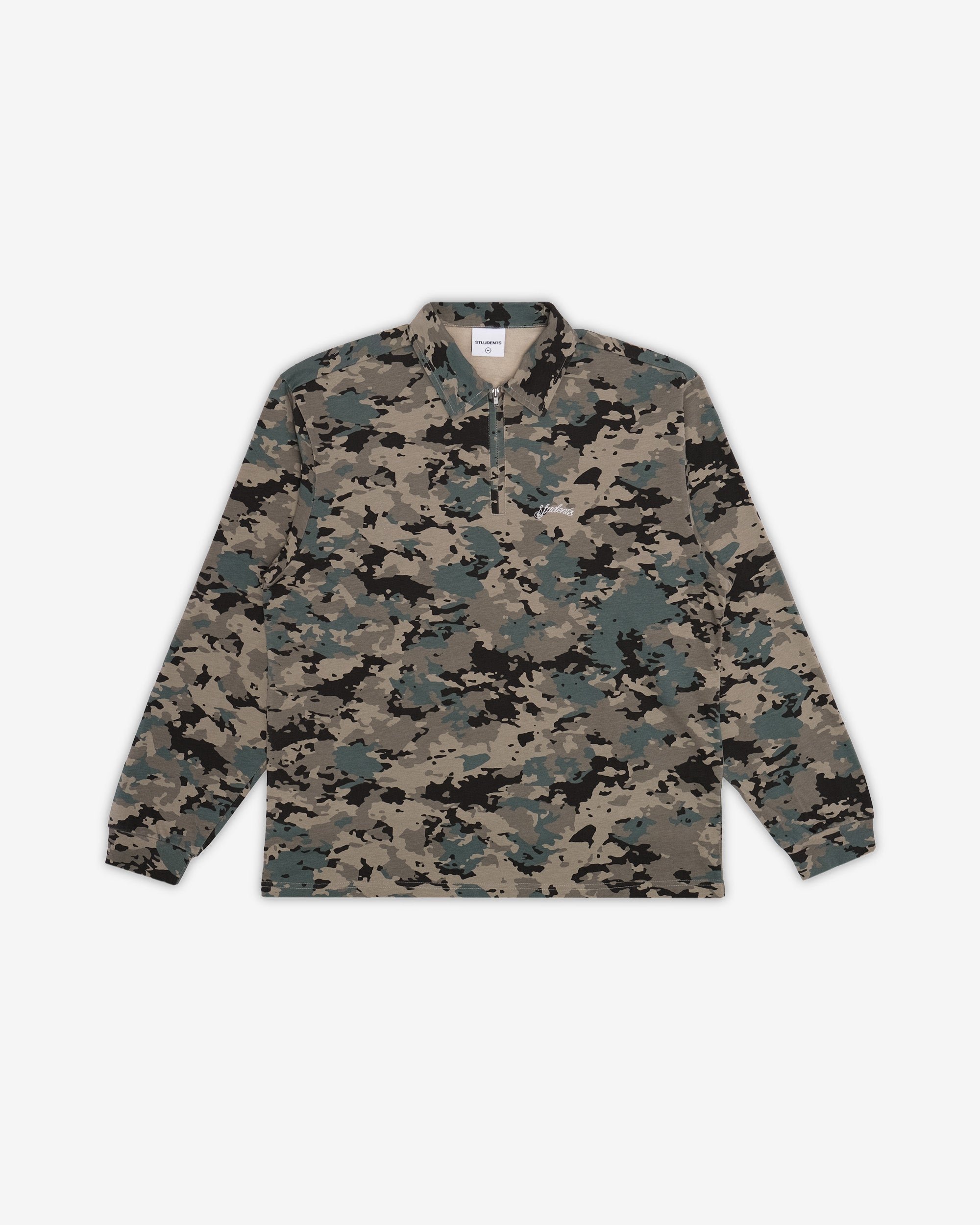 Gunnison Camo L/S Zip Polo