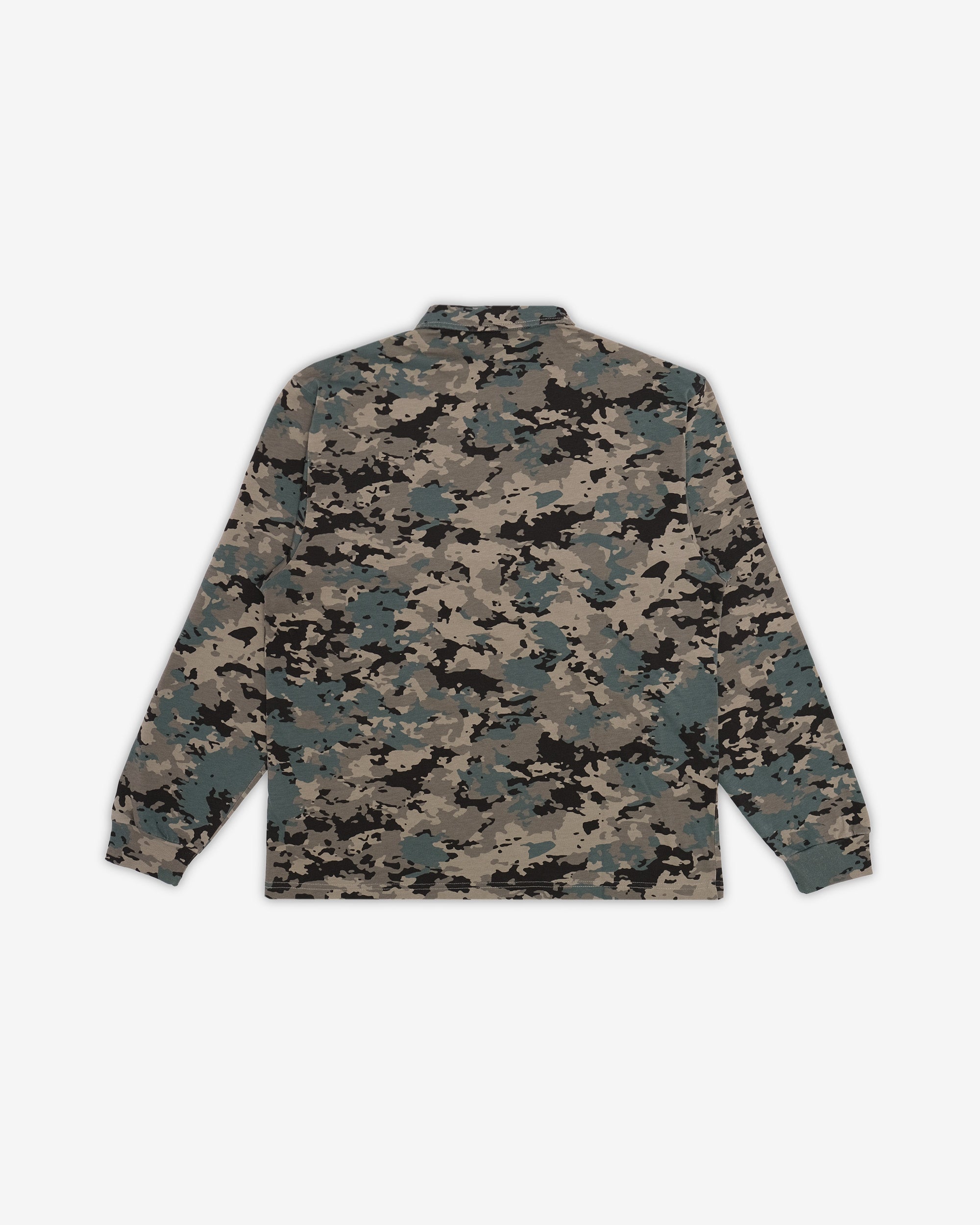 Gunnison Camo L/S Zip Polo