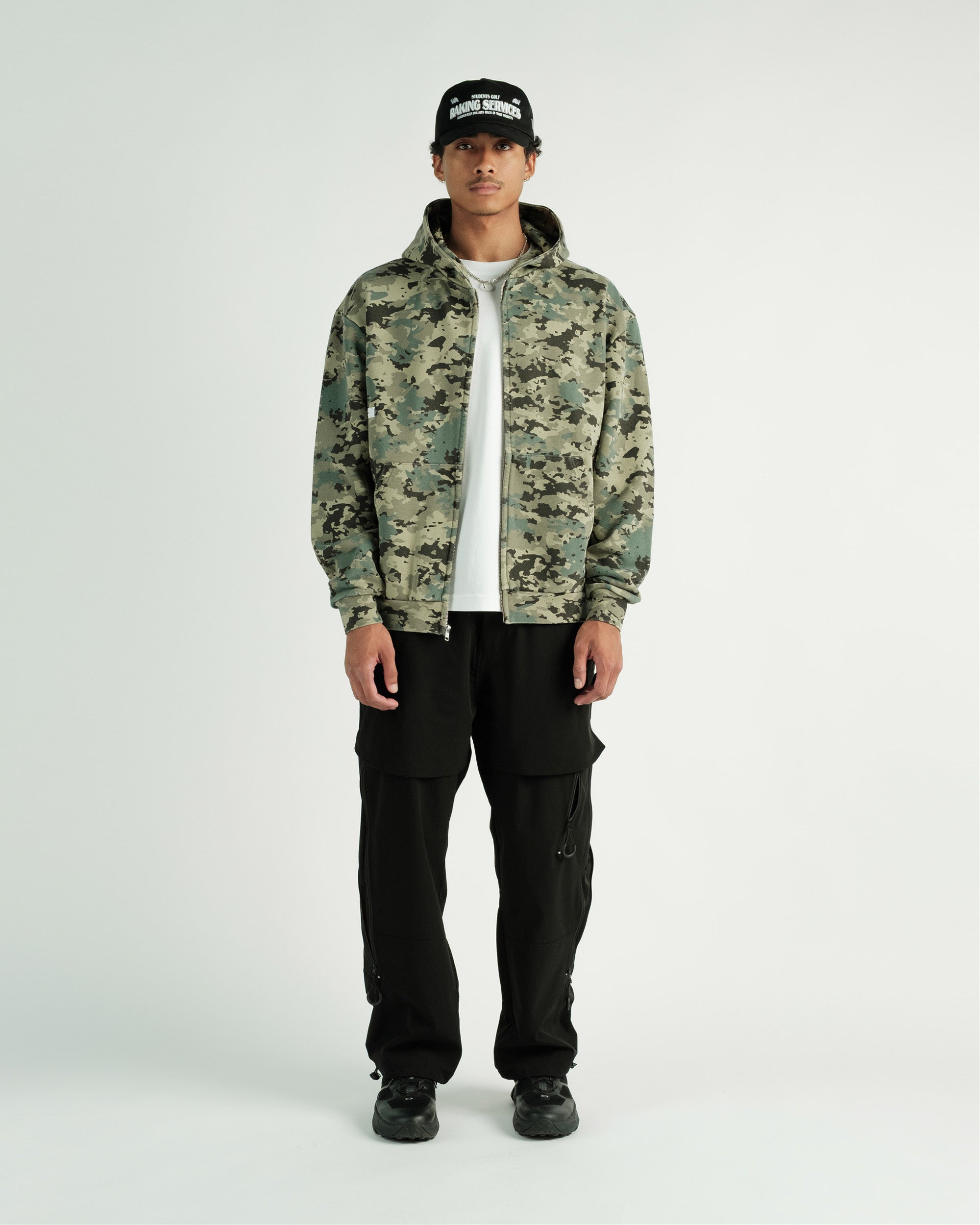 Grantsville Camo Zip Hoodie